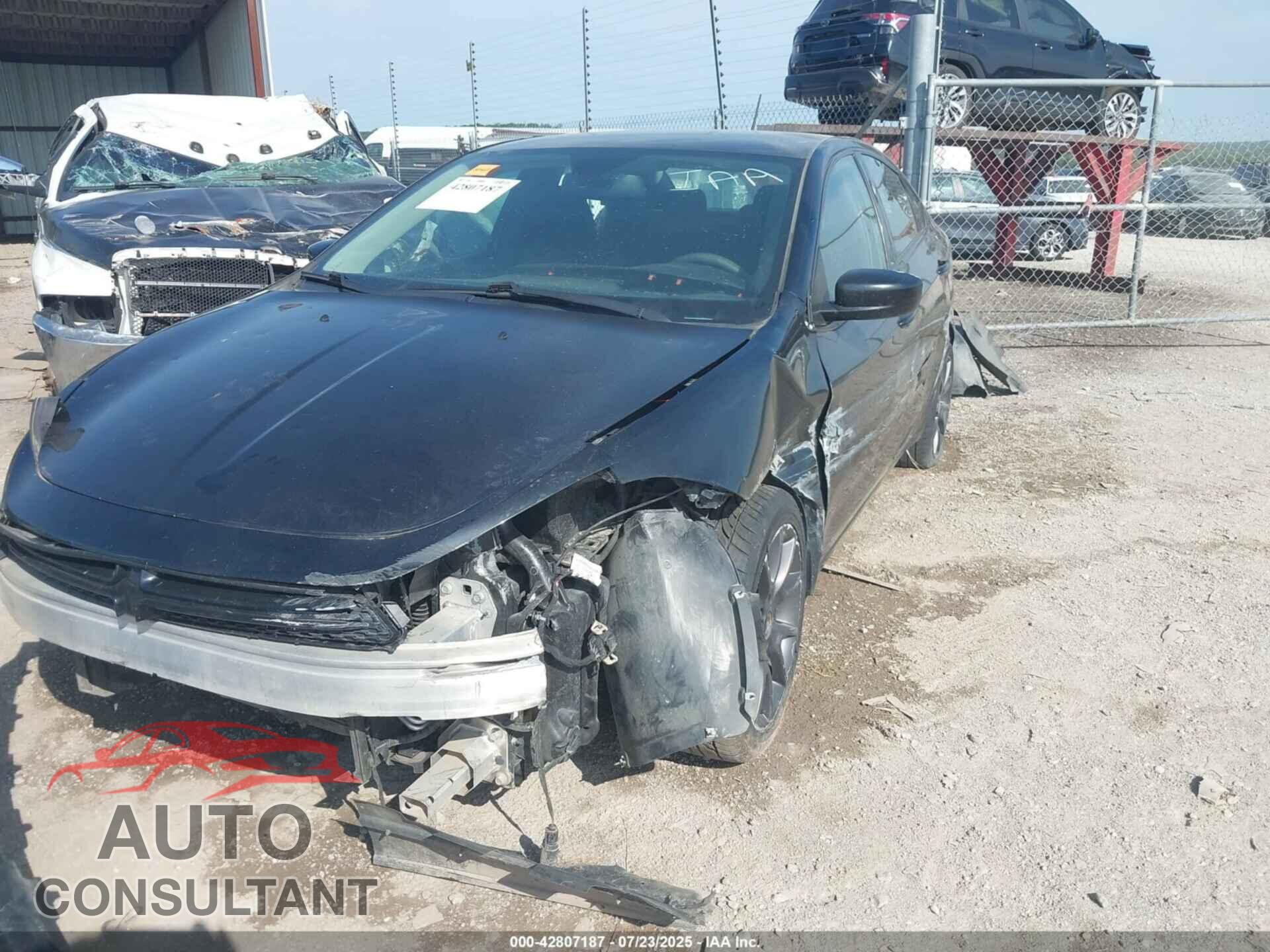DODGE DART 2016 - 1C3CDFAA9GD728144