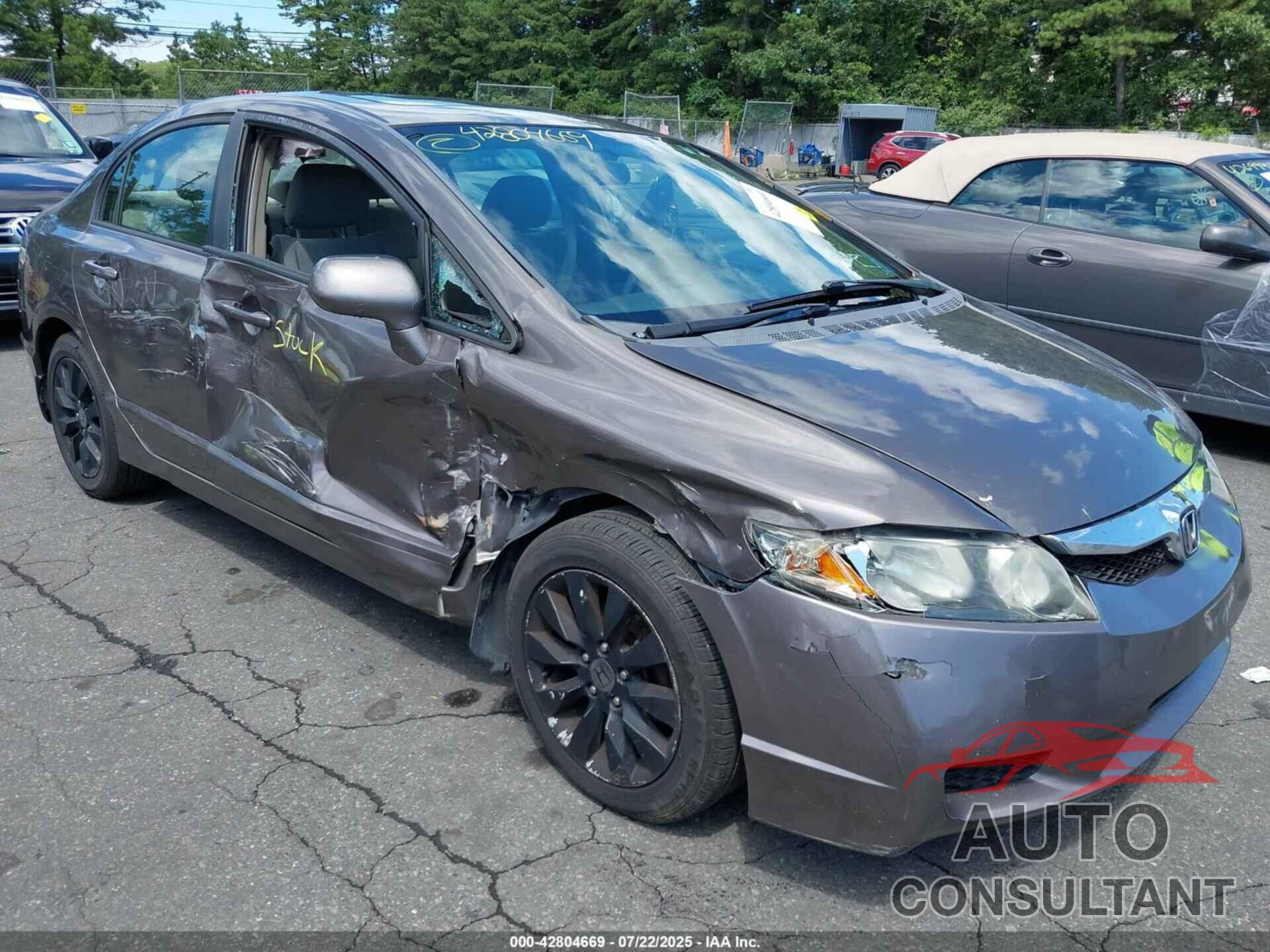 HONDA CIVIC 2010 - 19XFA1F85AE046782