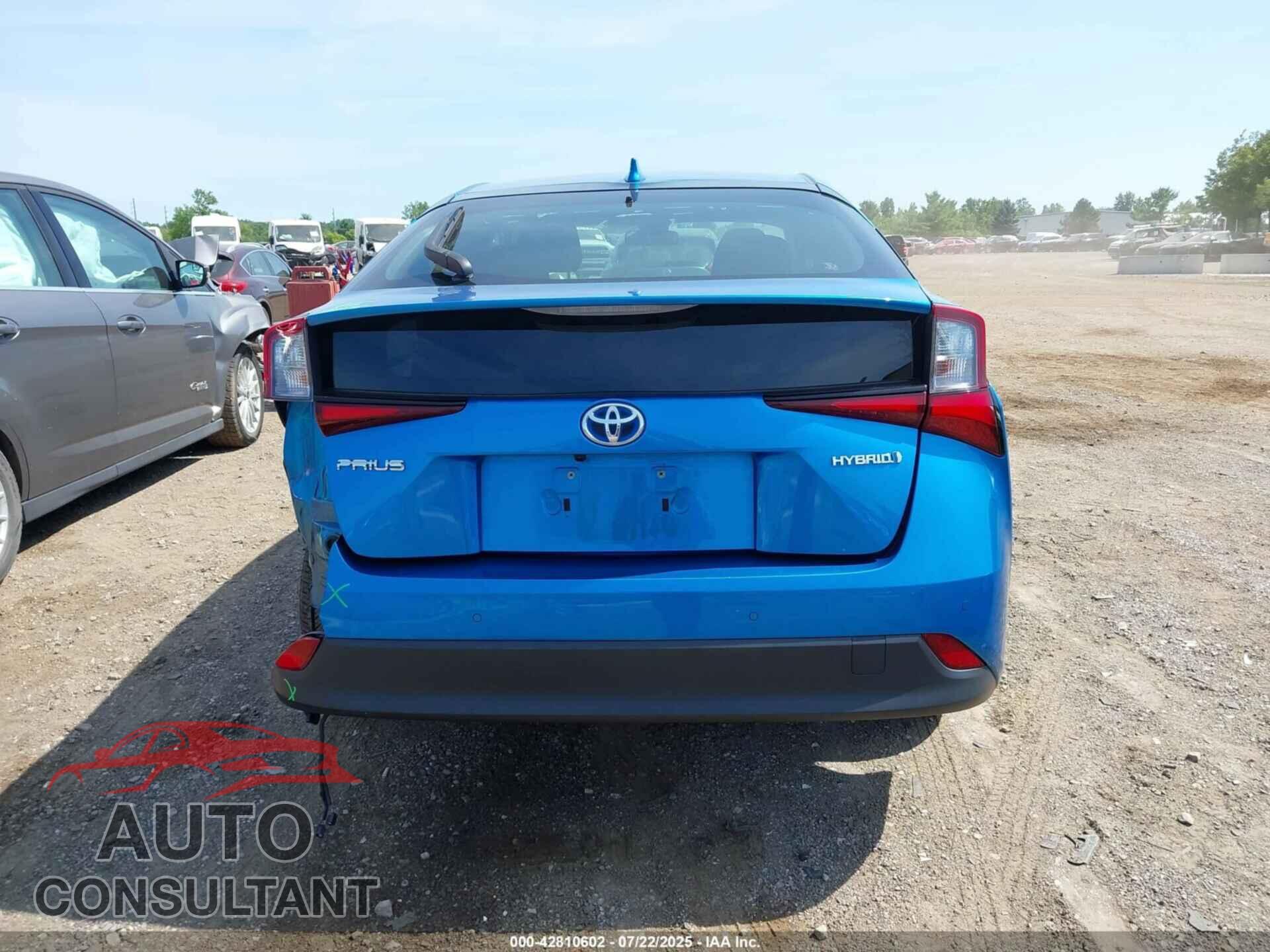 TOYOTA PRIUS 2019 - JTDKARFU5K3082829