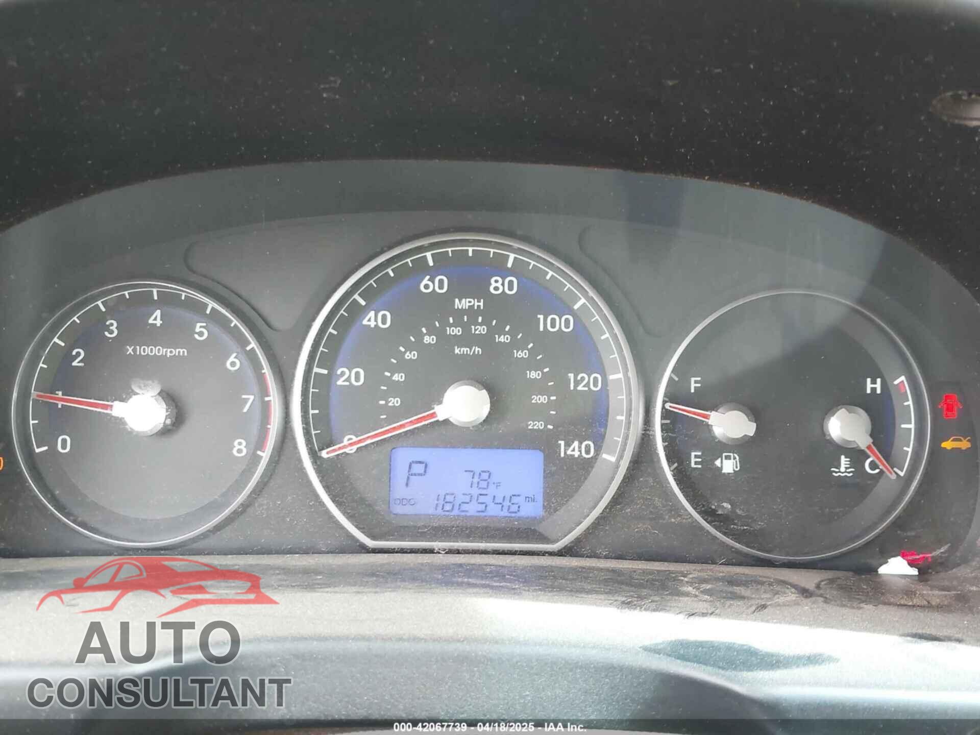 HYUNDAI SANTA FE 2010 - 5NMSG3AB2AH390008