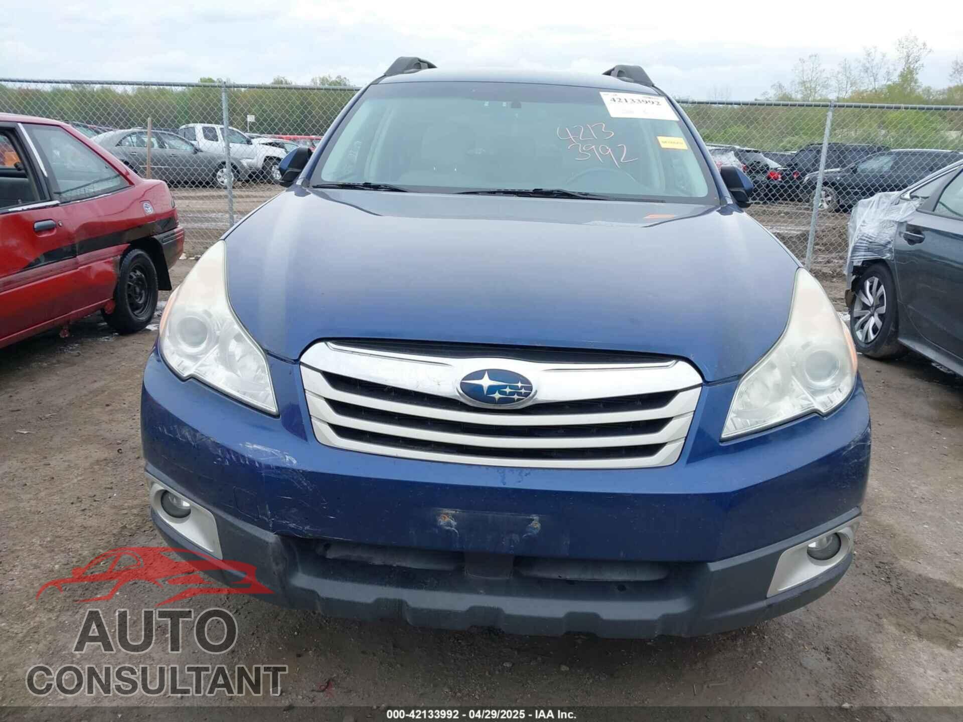 SUBARU OUTBACK 2011 - 4S4BRCCC9B3312286