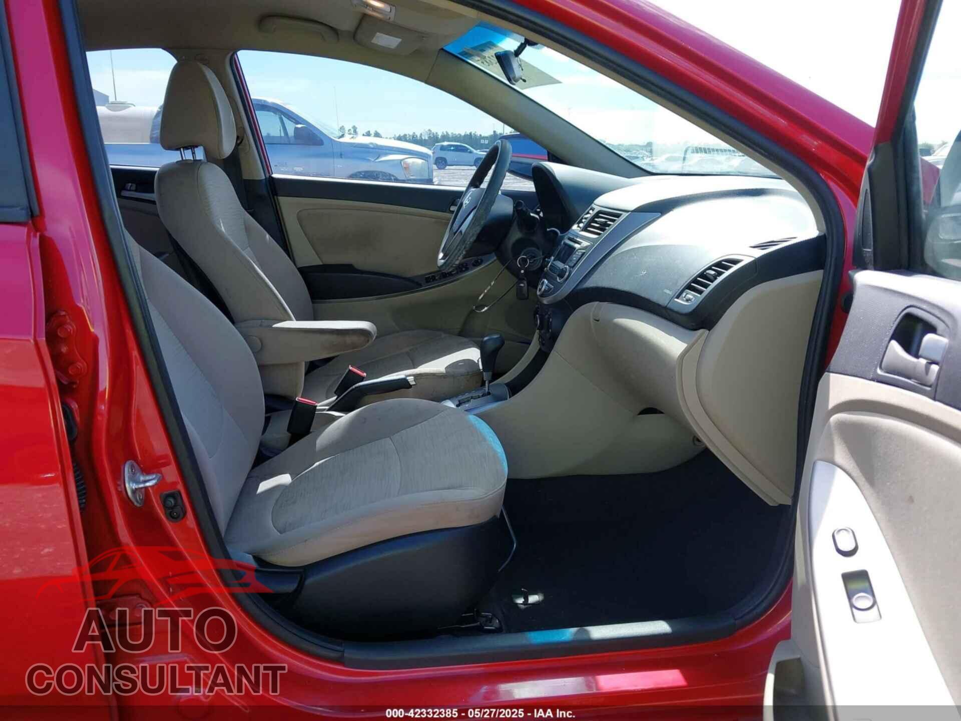 HYUNDAI ACCENT 2017 - KMHCT4AE6HU346530