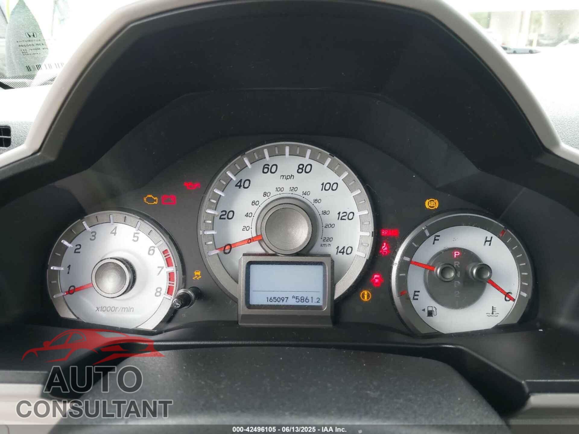 HONDA PILOT 2012 - 5FNYF4H96CB082110