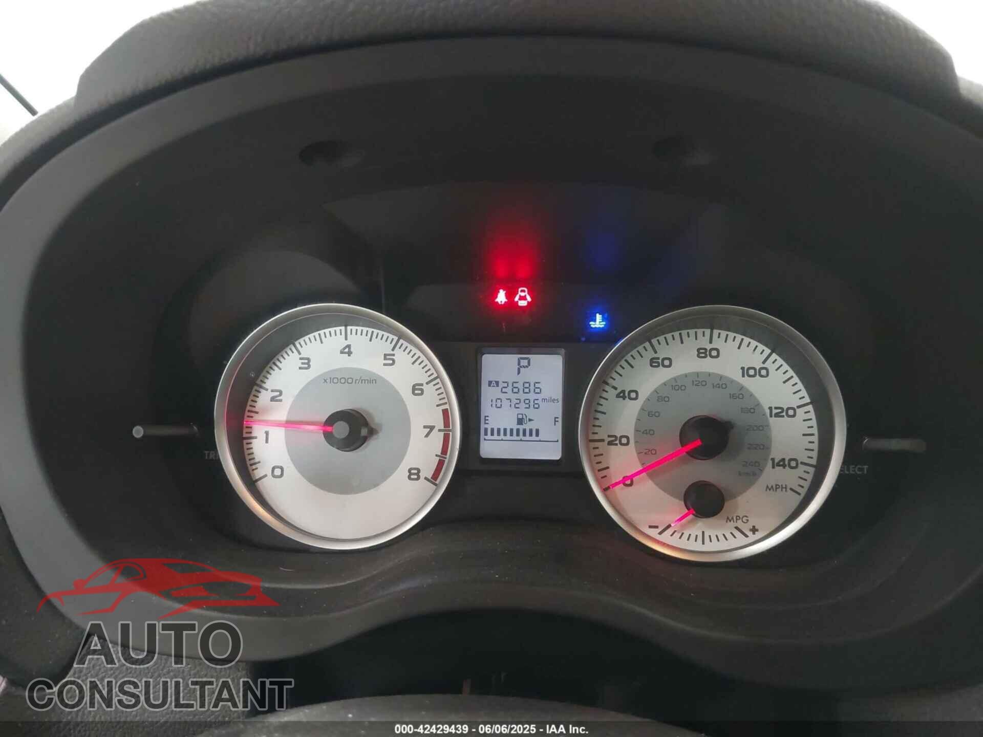 SUBARU IMPREZA 2014 - JF1GPAC60E8270117