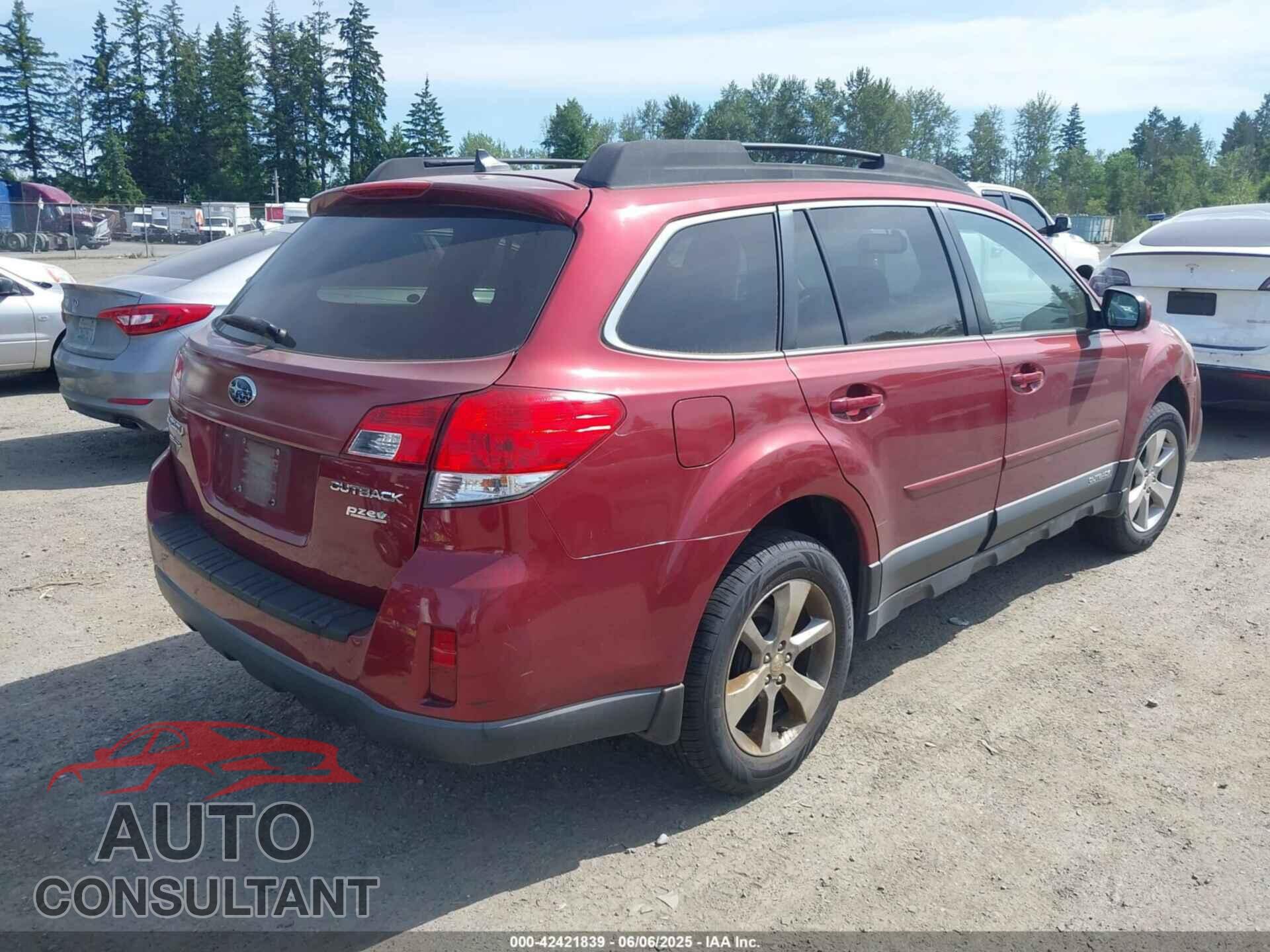 SUBARU OUTBACK 2014 - 4S4BRBLC4E3234160