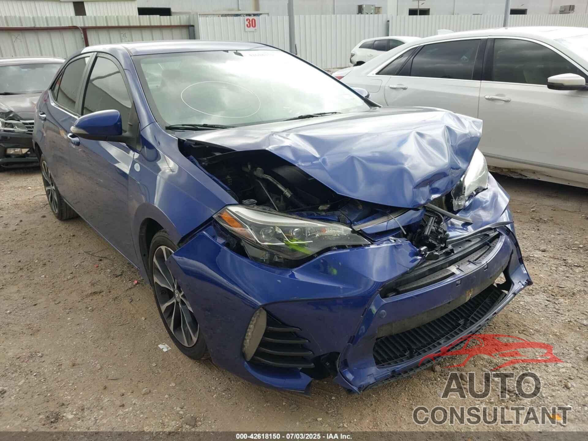 TOYOTA COROLLA 2017 - 2T1BURHE9HC836912