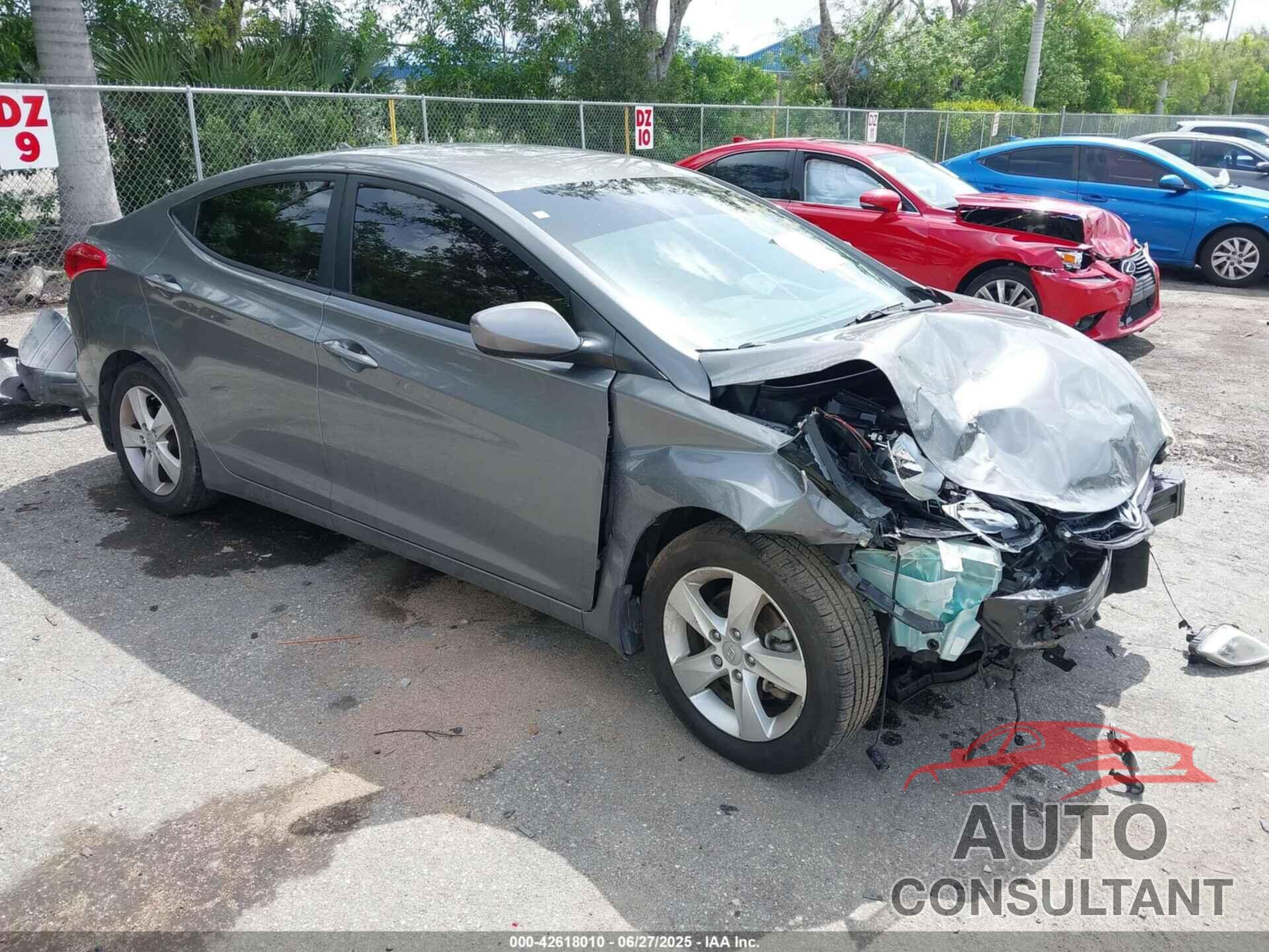 HYUNDAI ELANTRA 2013 - 5NPDH4AE3DH162158