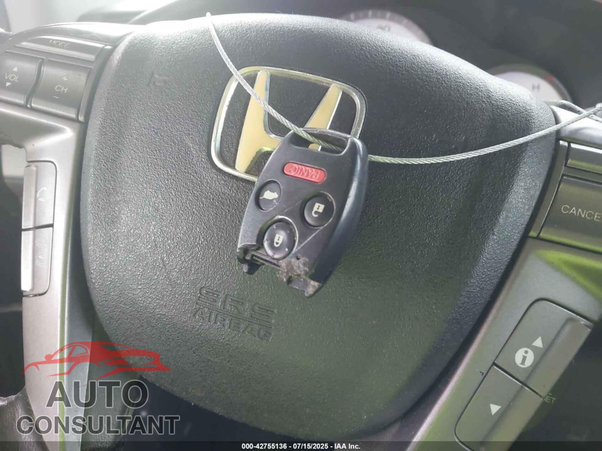 HONDA PILOT 2010 - 5FNYF3H93AB004598