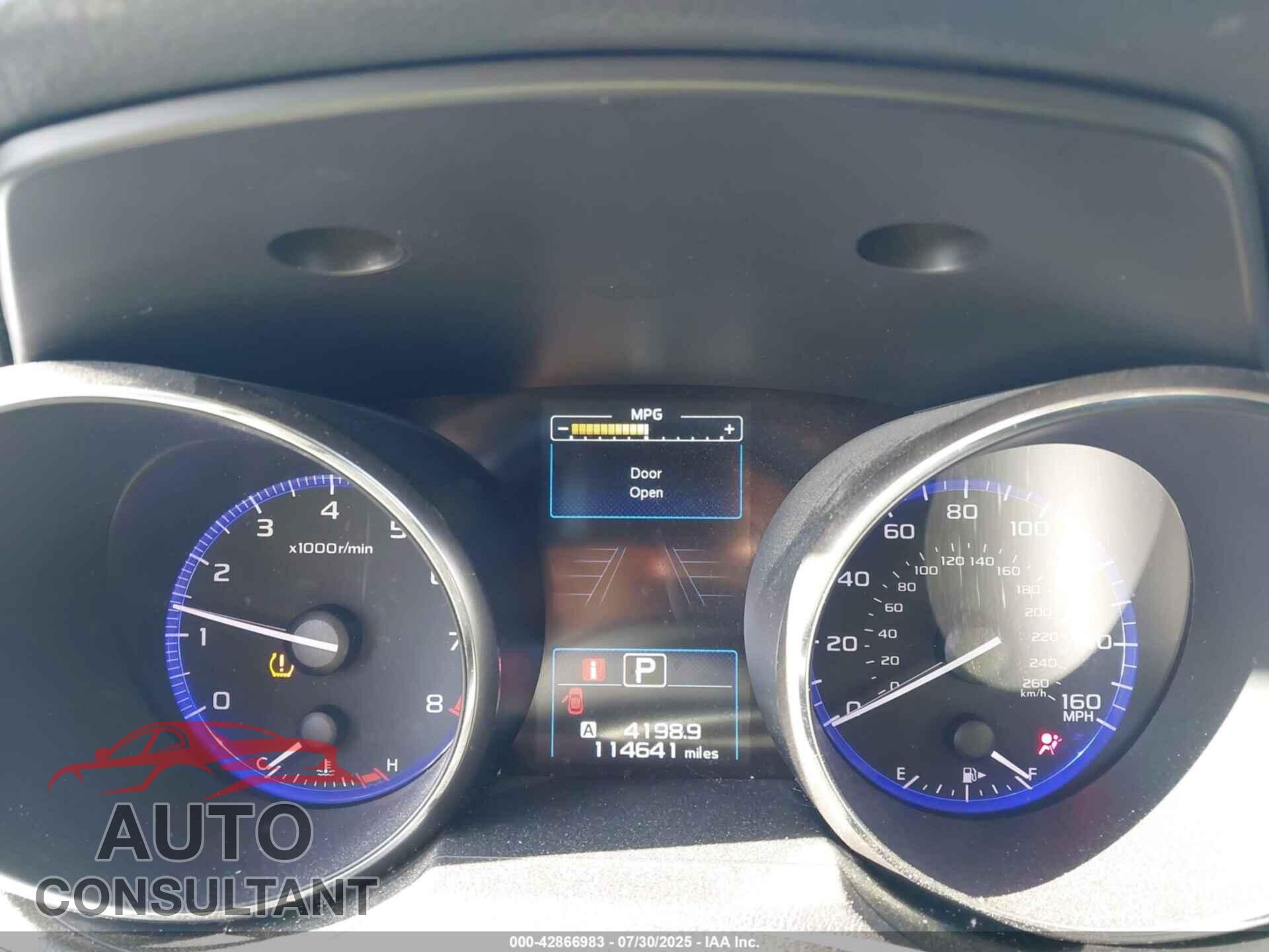 SUBARU OUTBACK 2017 - 4S4BSENC8H3241328