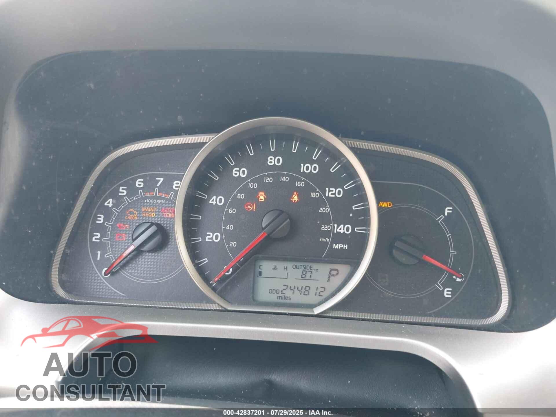 TOYOTA RAV4 2013 - JTMRFREV8D5008449