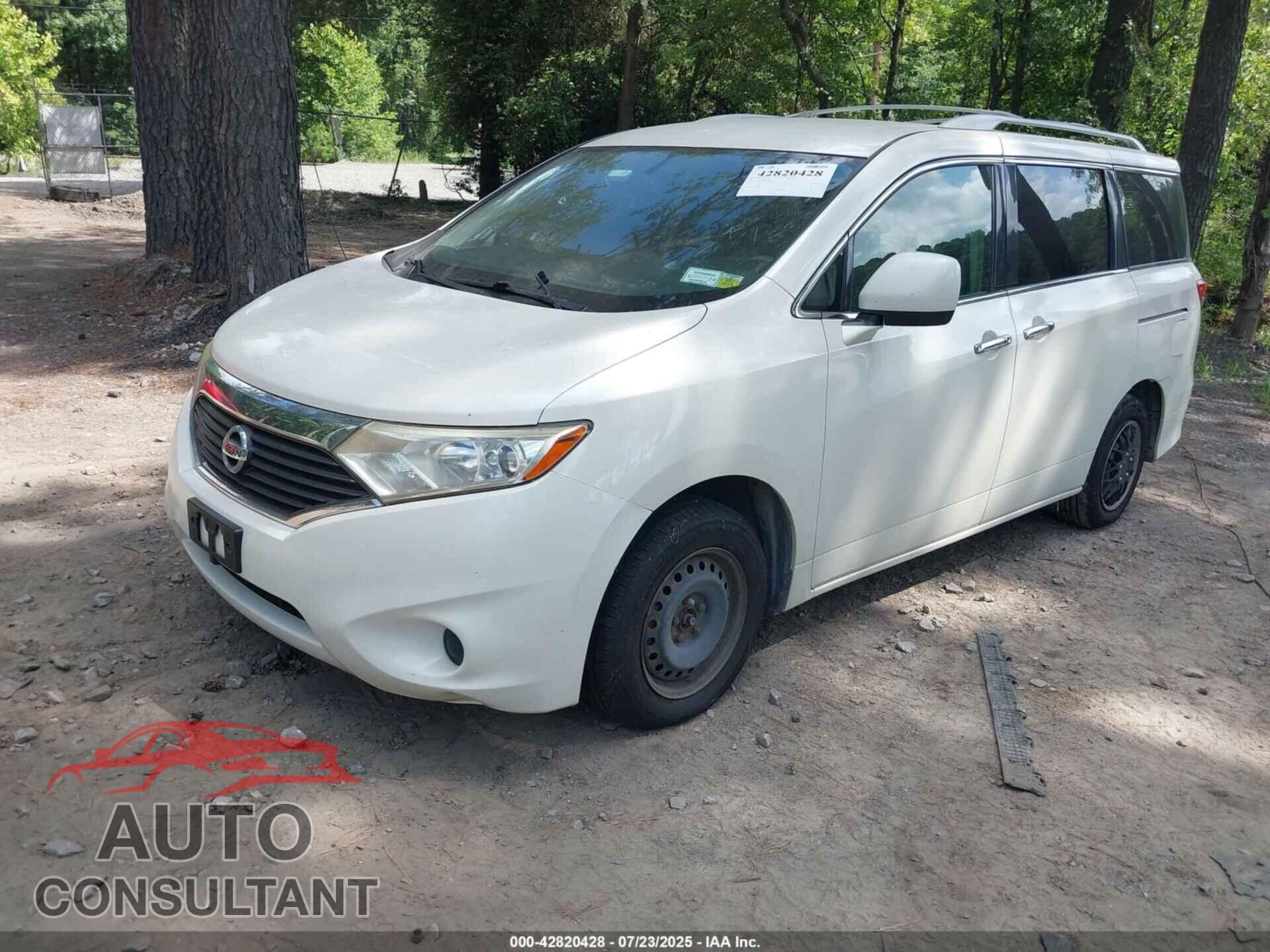 NISSAN QUEST 2012 - JN8AE2KP7C9036588