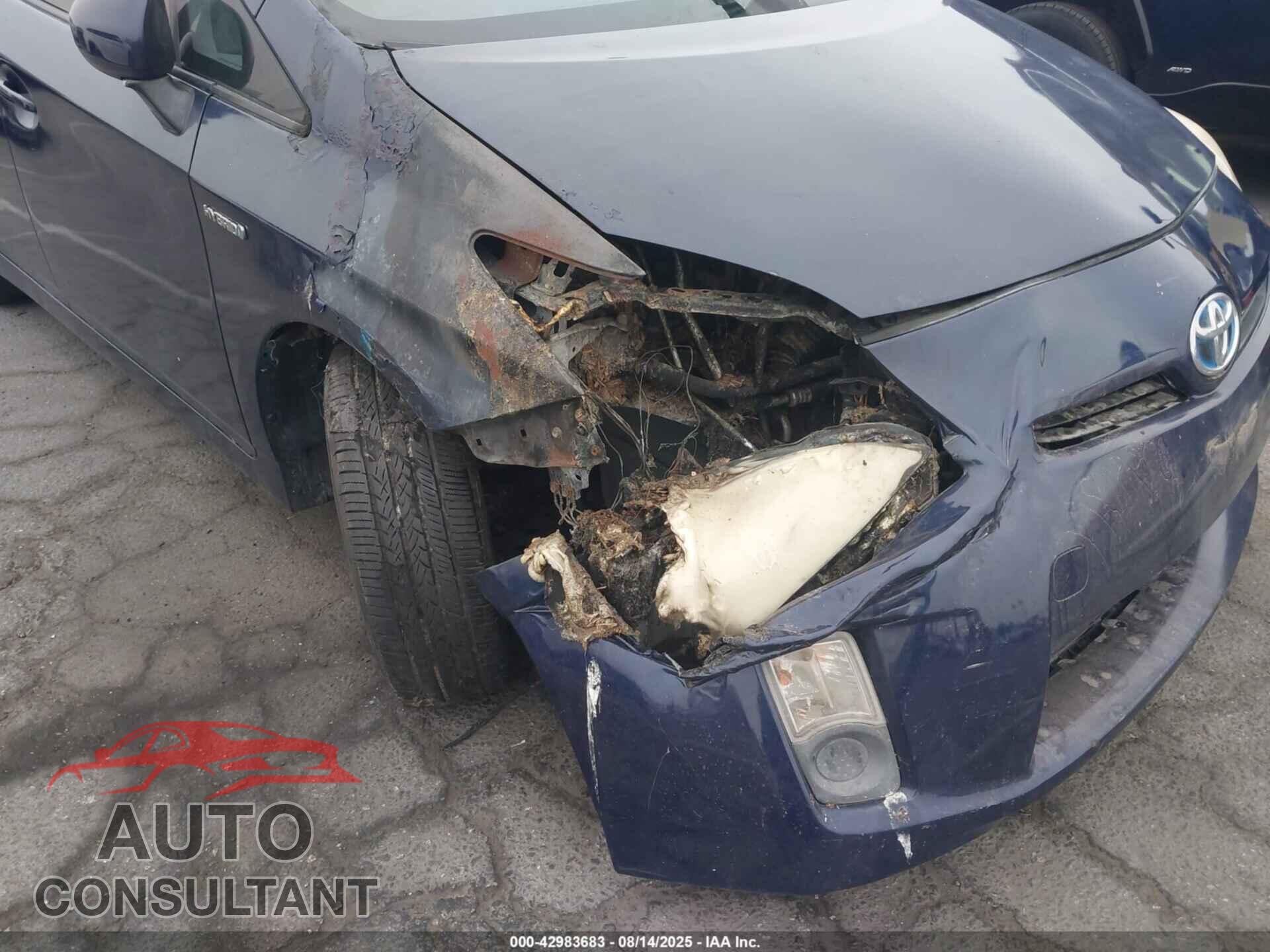 TOYOTA PRIUS 2010 - JTDKN3DU6A0069110