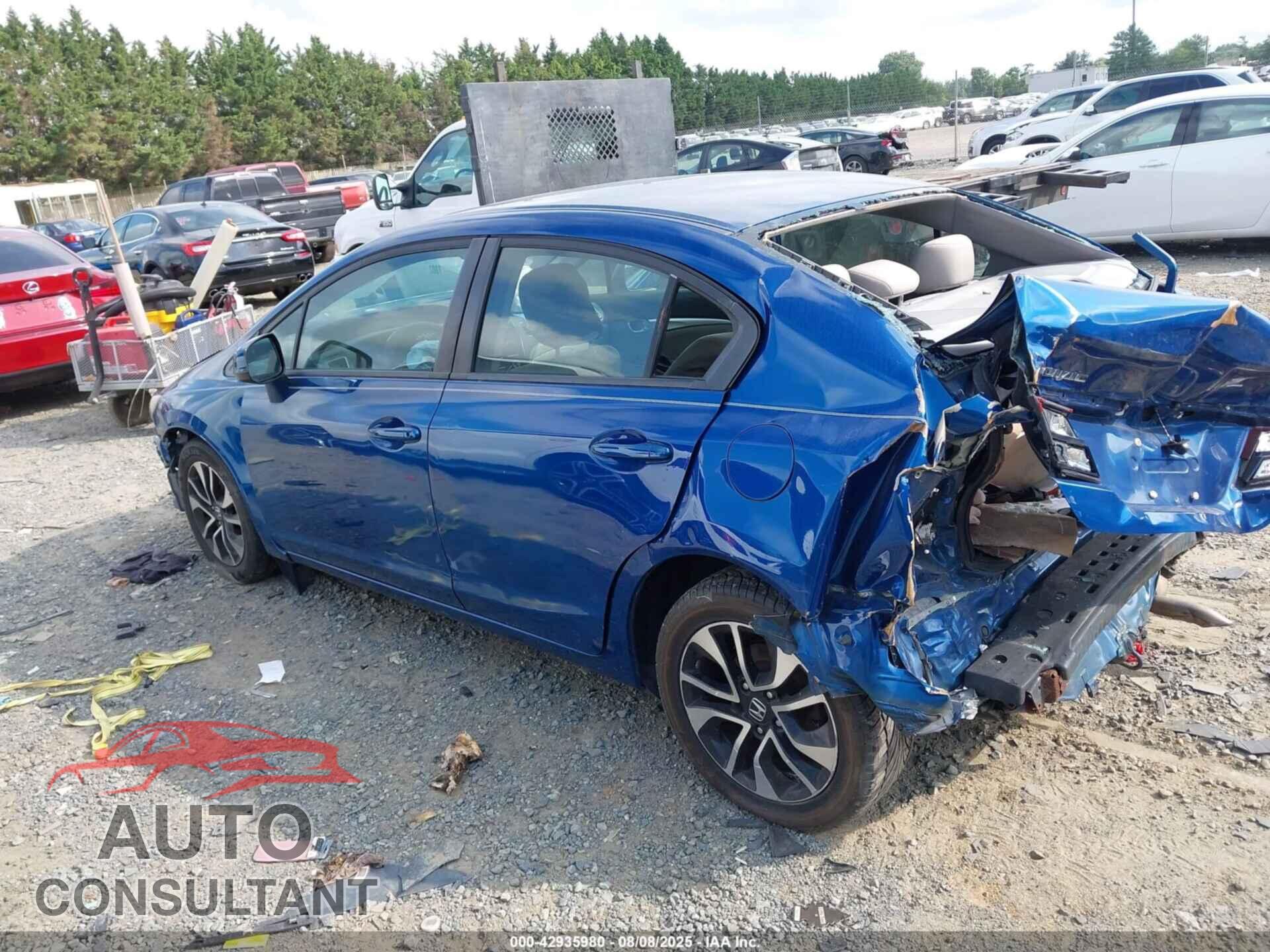 HONDA CIVIC 2013 - 19XFB2F89DE278194