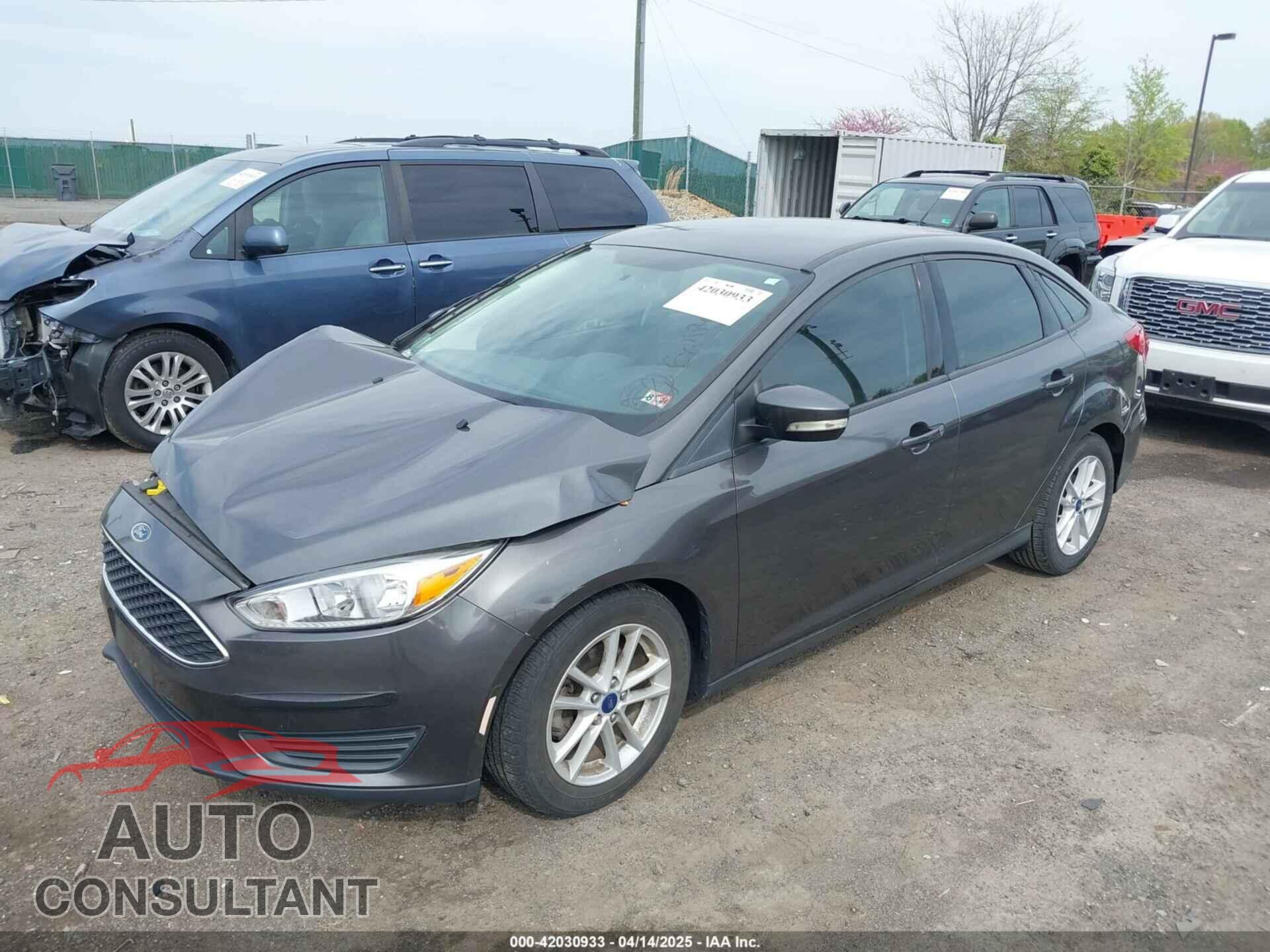 FORD FOCUS 2017 - 1FADP3F25HL338906
