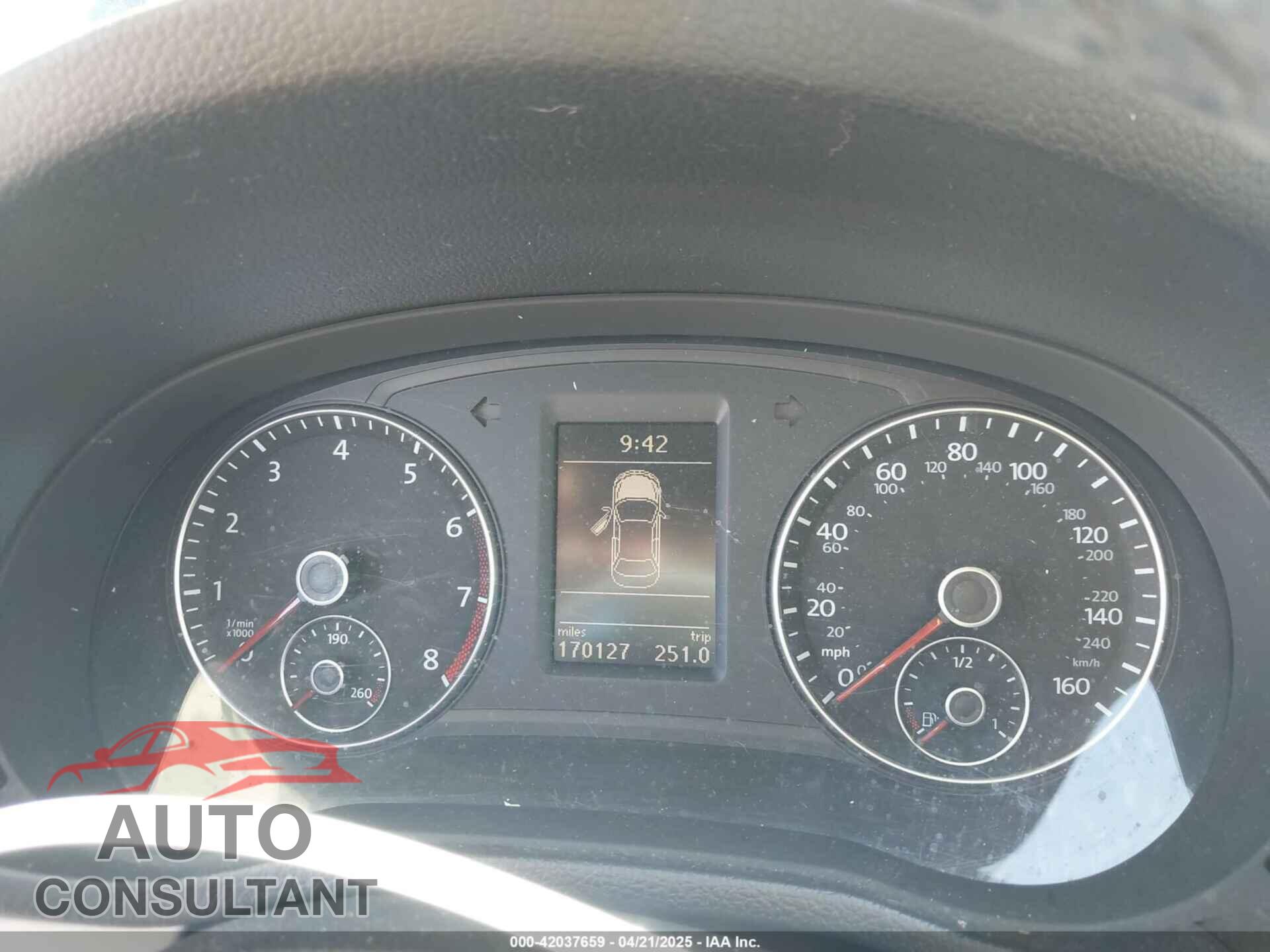 VOLKSWAGEN PASSAT 2012 - 1VWBM7A31CC094470