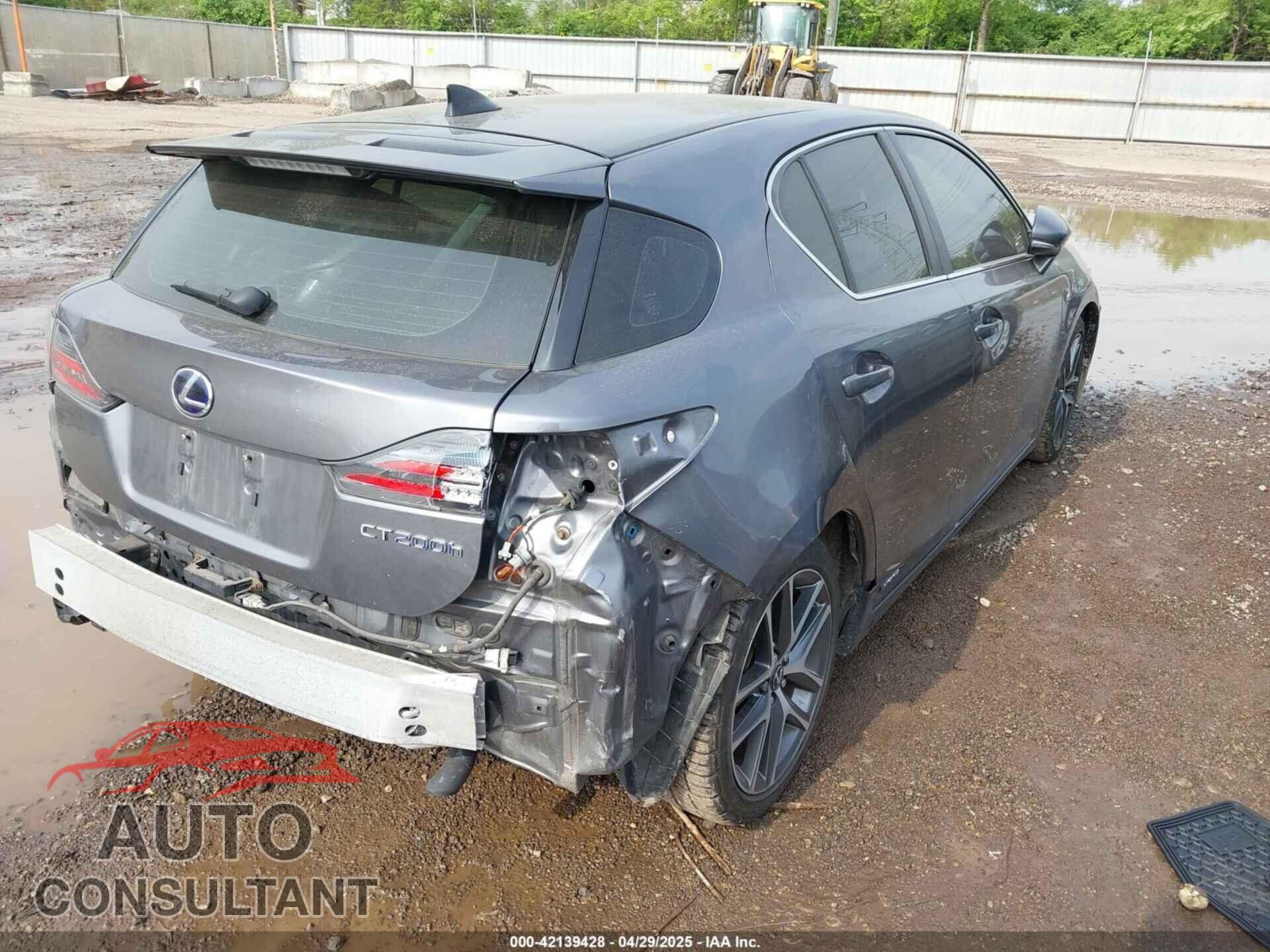 LEXUS CT 200H 2014 - JTHKD5BH4E2201617