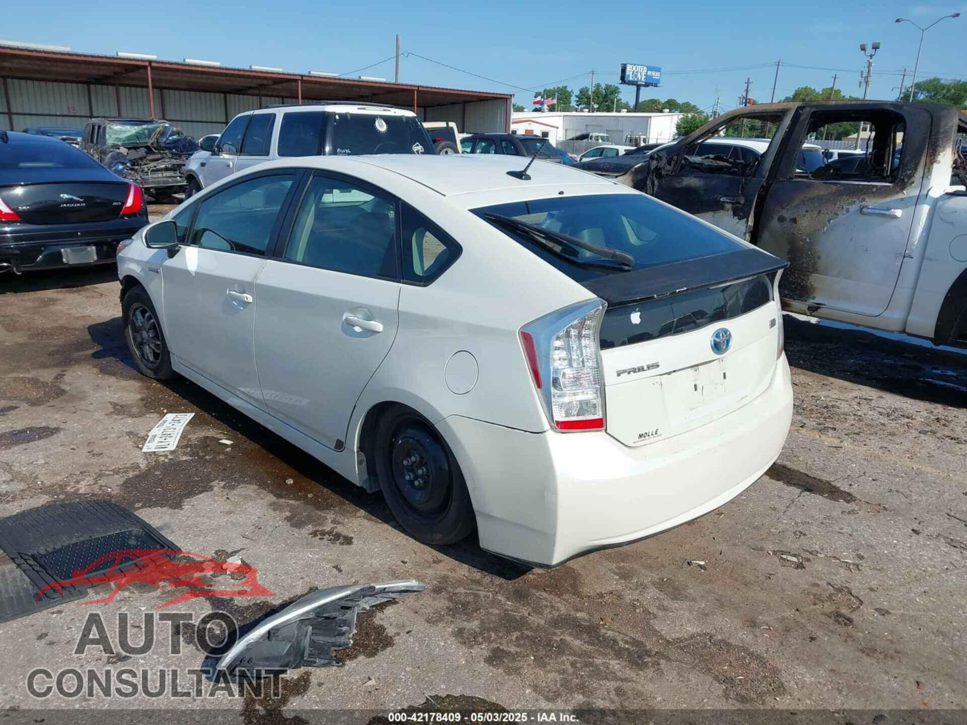 TOYOTA PRIUS 2010 - JTDKN3DU5A1299179