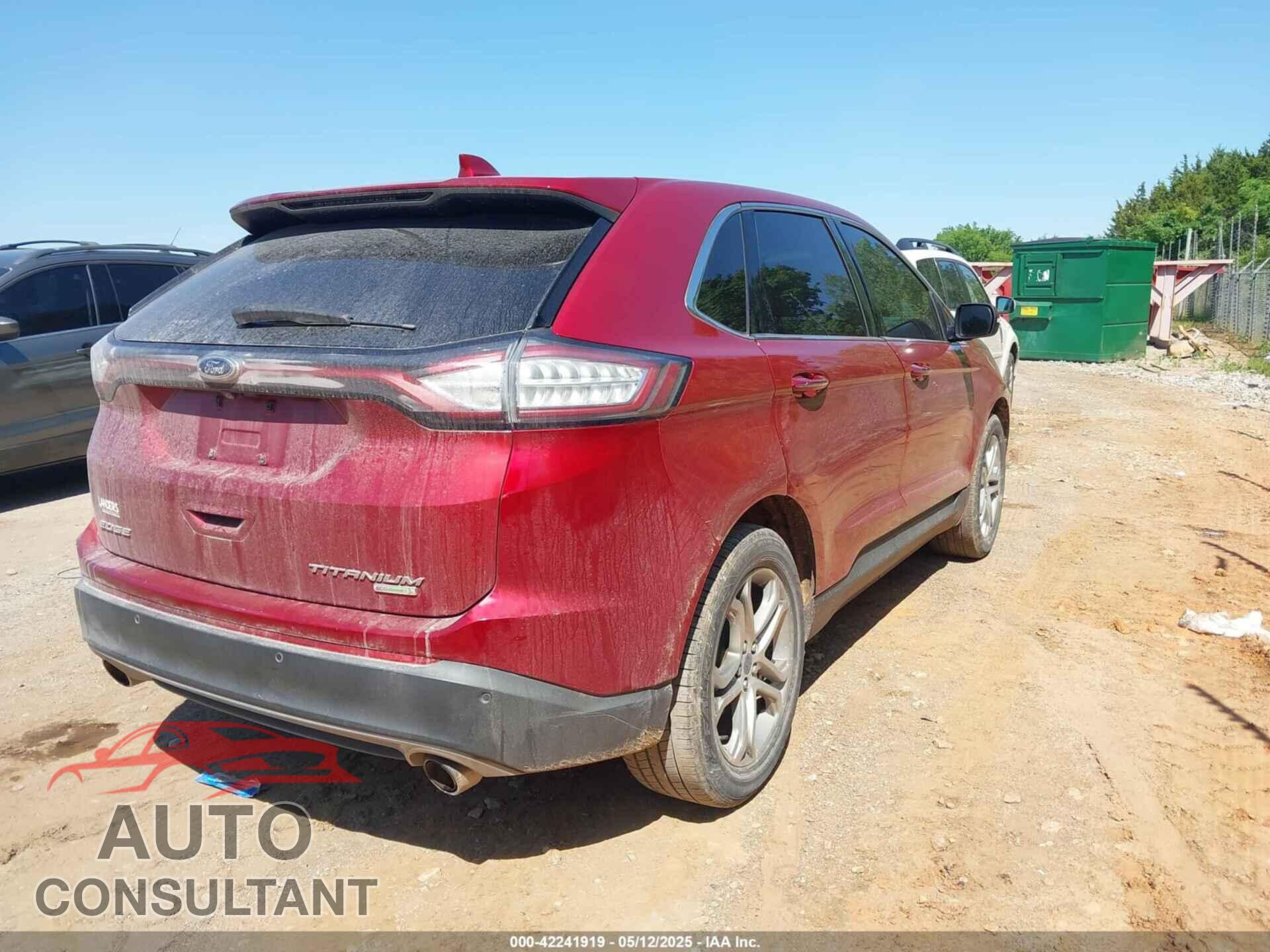 FORD EDGE 2015 - 2FMTK3K97FBB06890