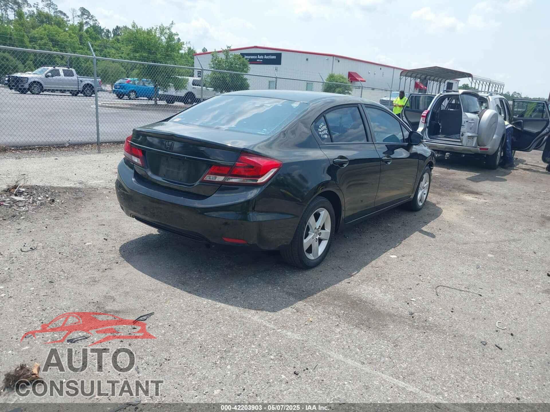 HONDA CIVIC 2013 - 2HGFB2F51DH506555