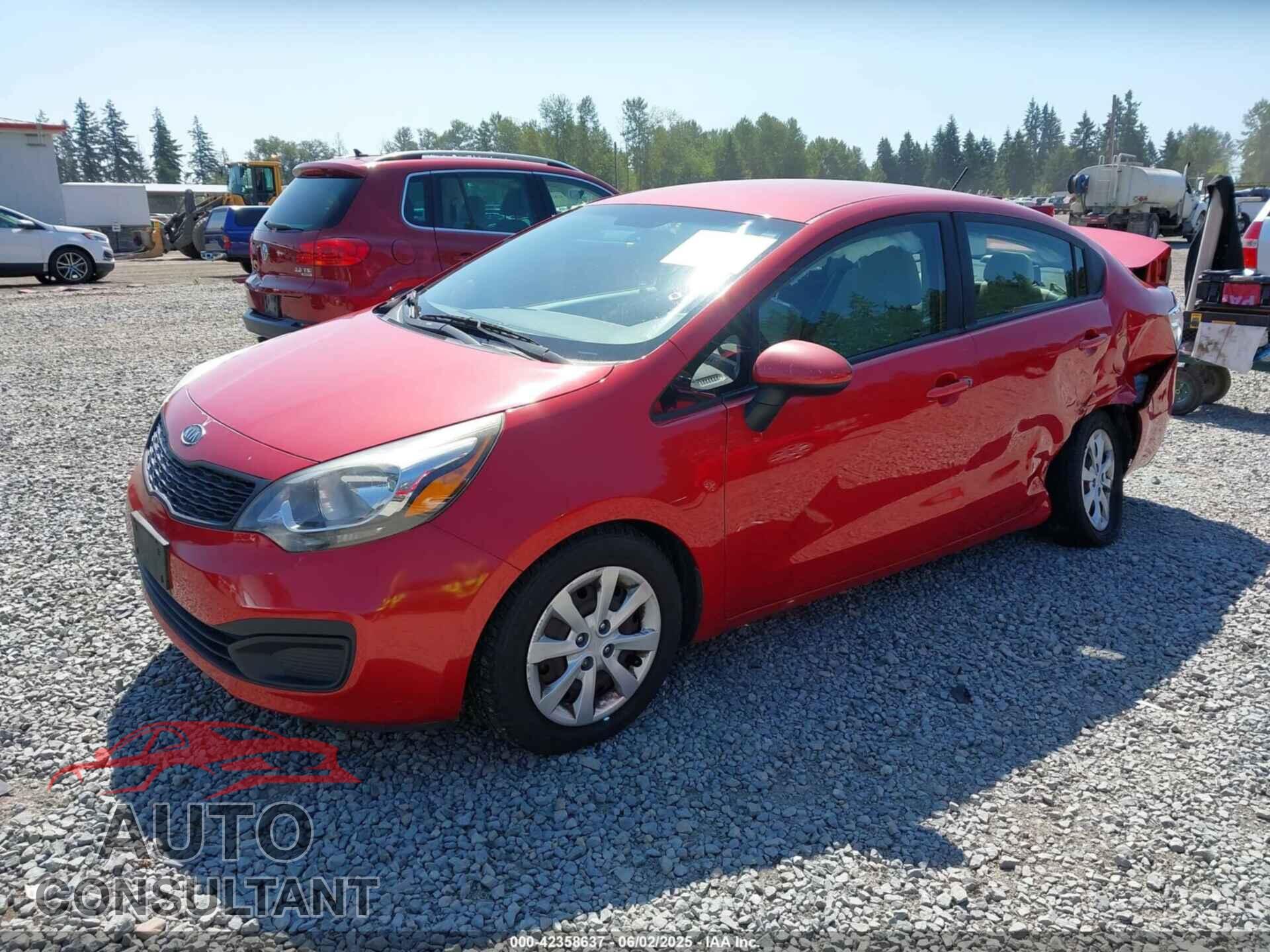 KIA RIO 2012 - KNADM4A3XC6044656