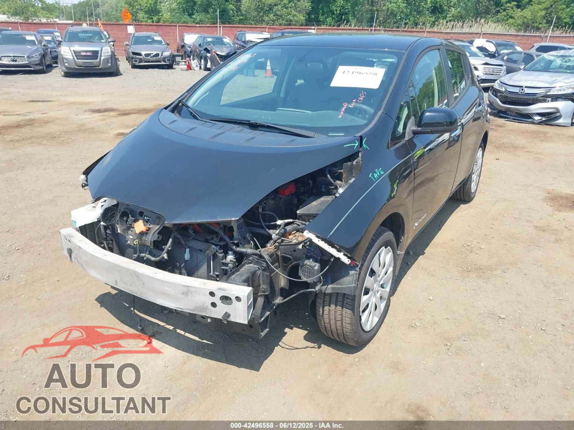 NISSAN LEAF 2017 - 1N4BZ0CP6HC307809