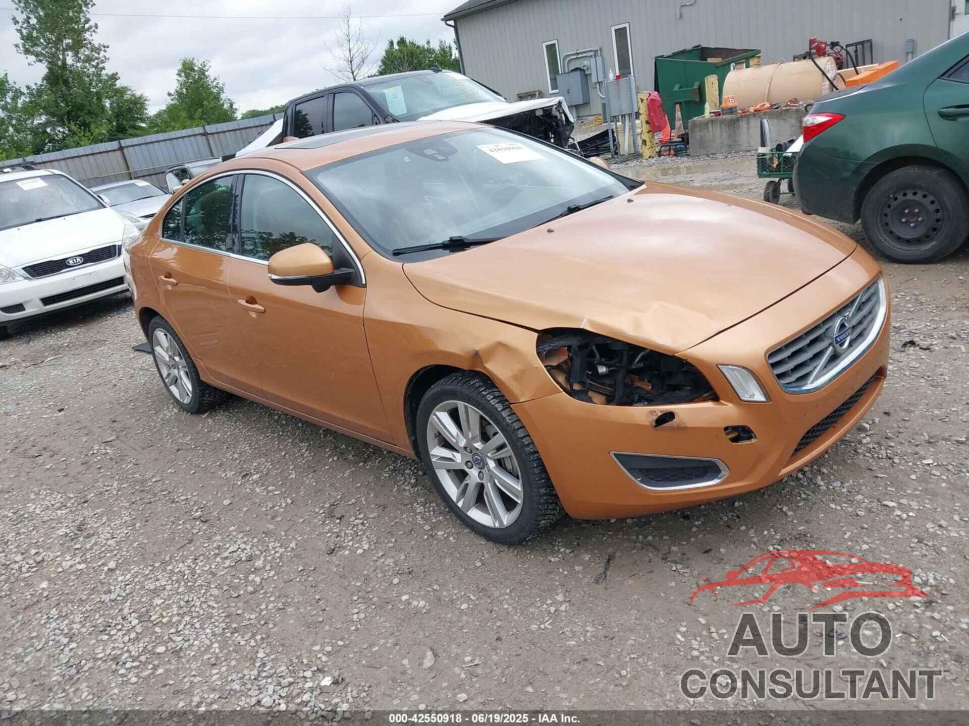 VOLVO S60 2012 - YV1622FS3C2043047