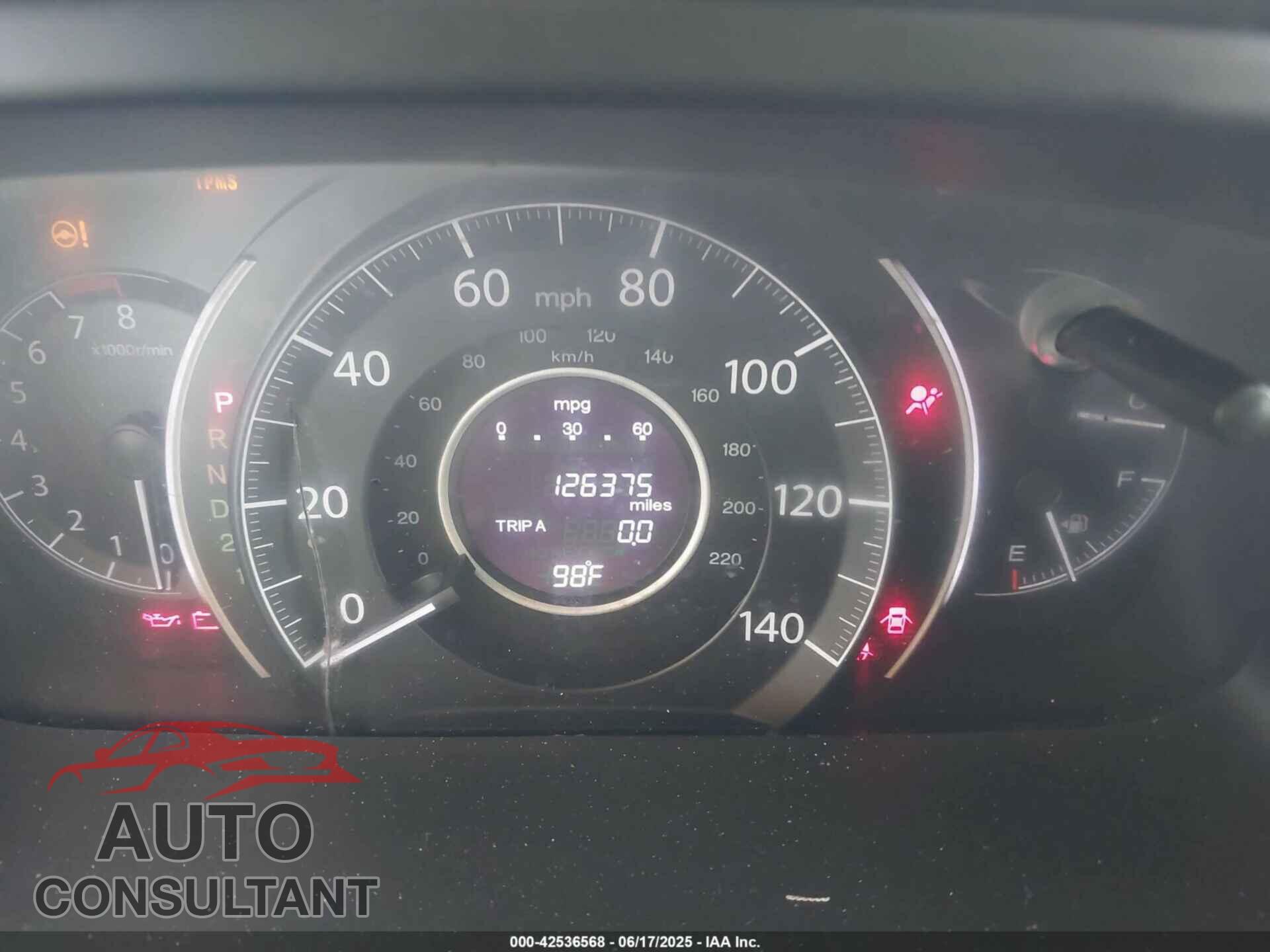 HONDA CR-V 2013 - 2HKRM4H39DH618220