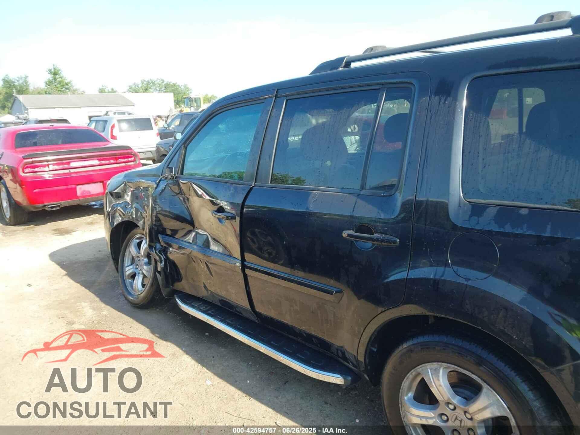 HONDA PILOT 2012 - 5FNYF4H62CB054309