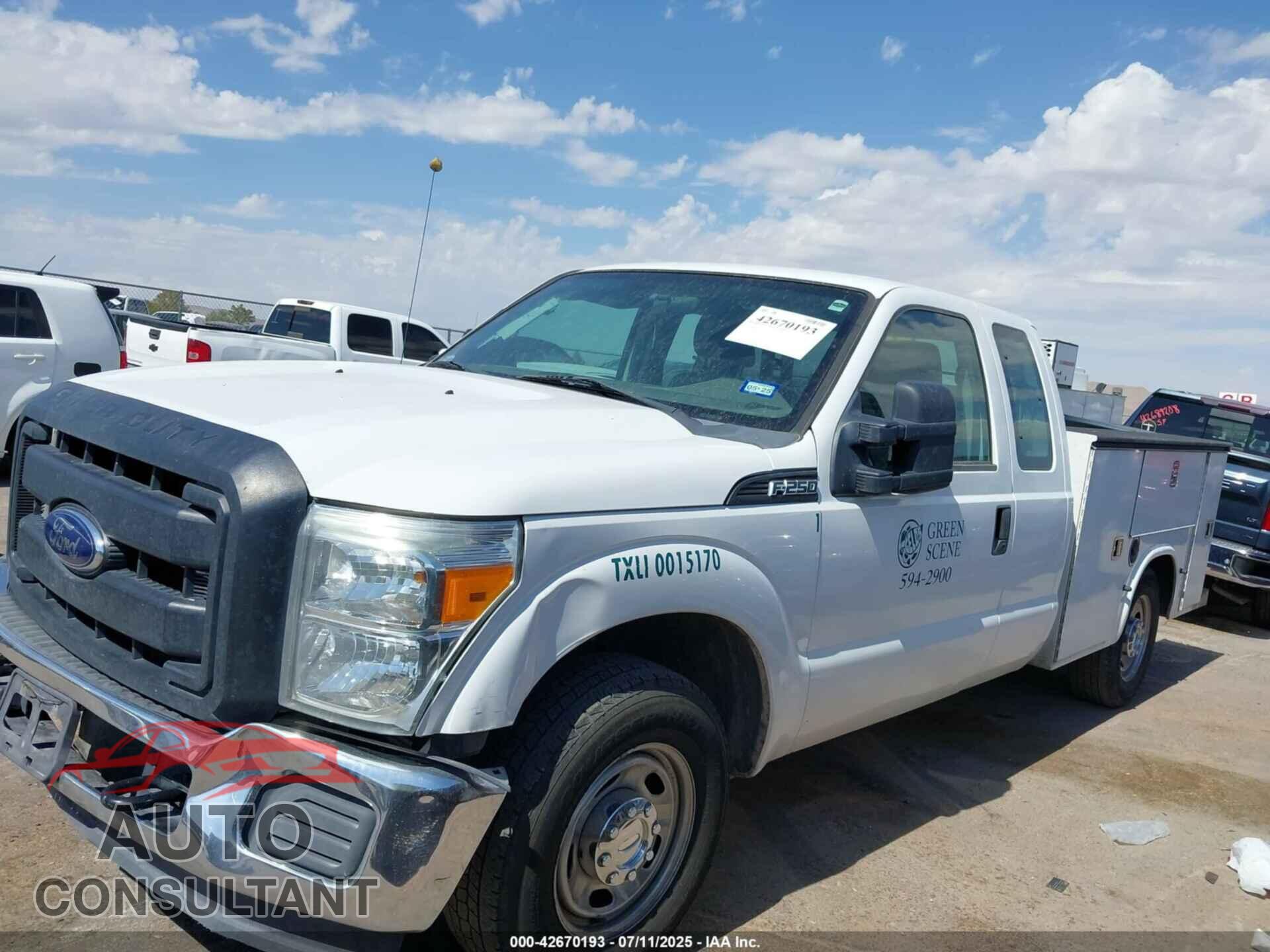 FORD F-250 2012 - 1FD7X2A65CEA96705