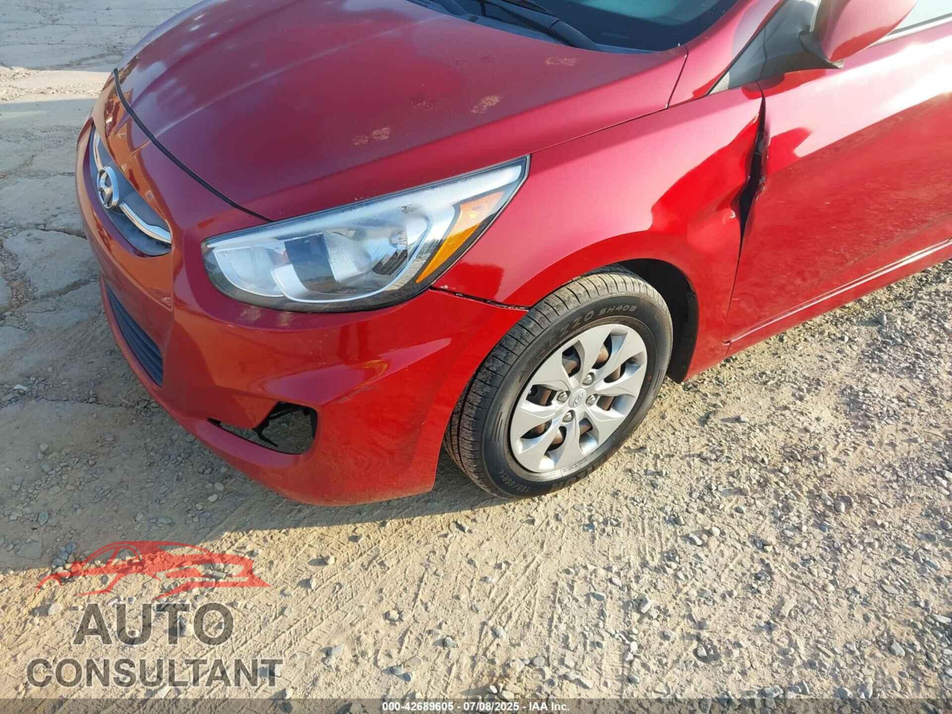 HYUNDAI ACCENT 2017 - KMHCT4AE5HU365005