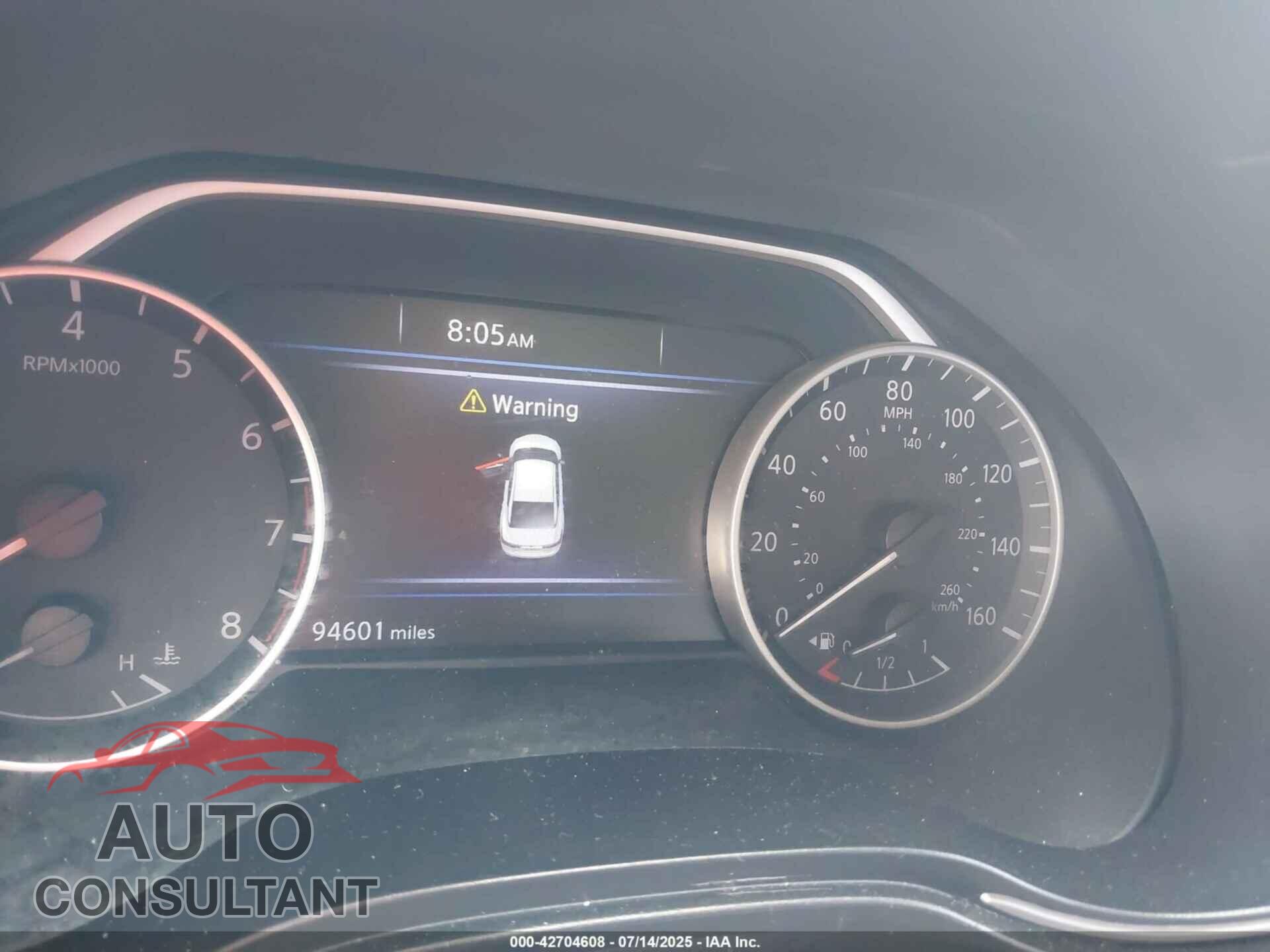NISSAN MAXIMA 2017 - 1N4AA6AP0HC393563