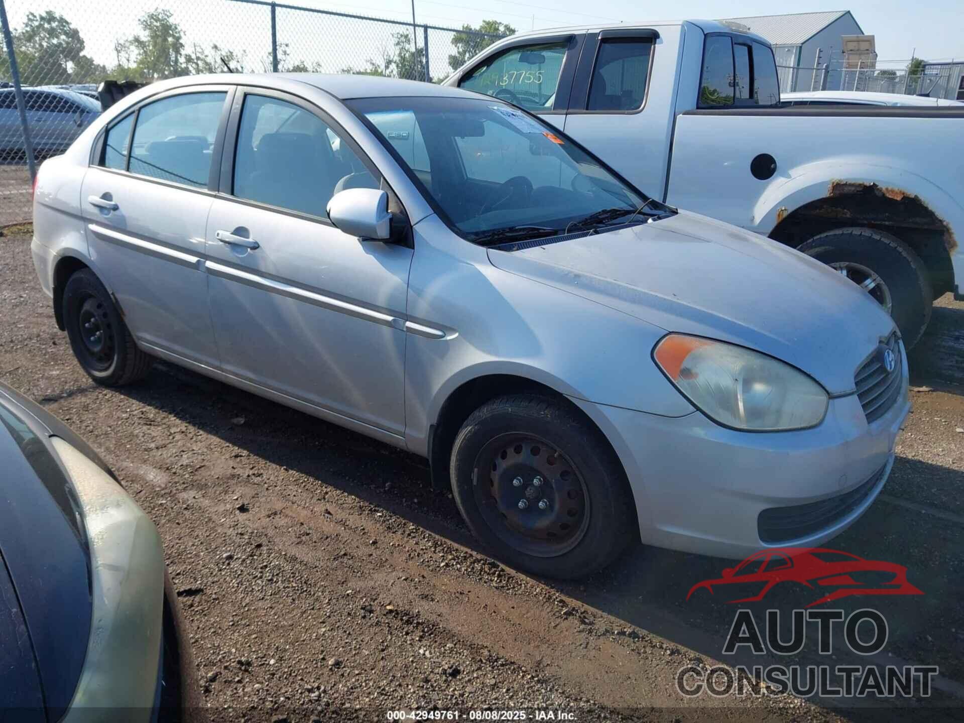 HYUNDAI ACCENT 2009 - KMHCN46C69U349138
