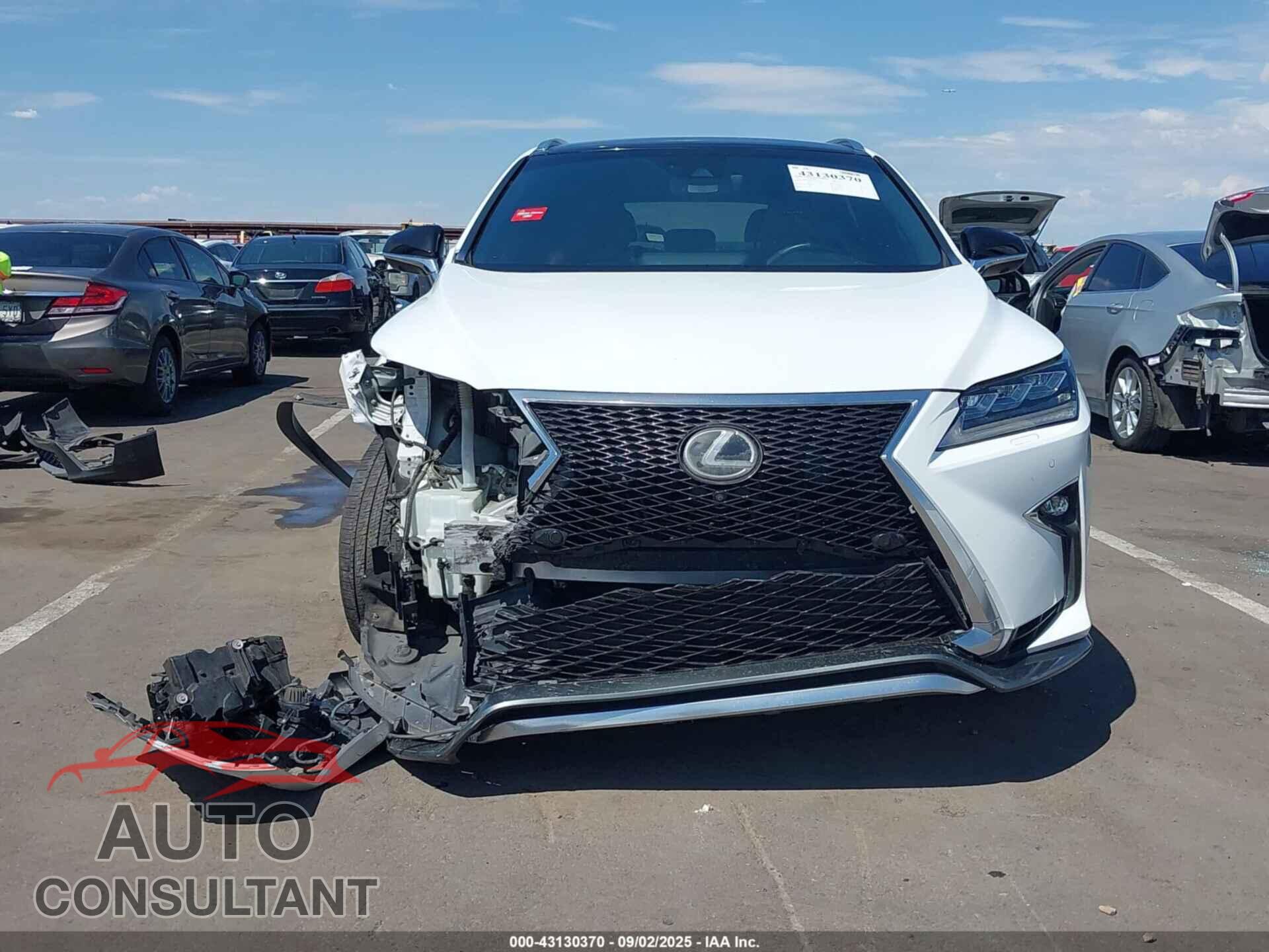 LEXUS RX 350 2017 - 2T2BZMCA9HC107149