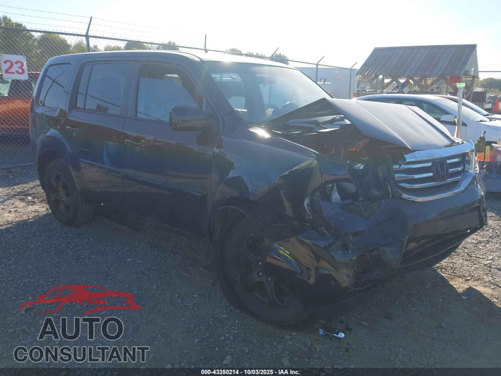HONDA PILOT 2013 - 5FNYF4H42DB043939