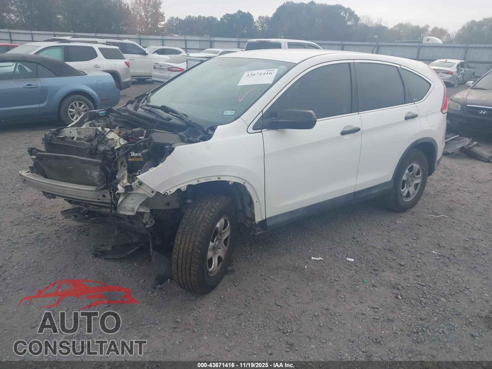 HONDA CR-V 2012 - 5J6RM3H33CL038427