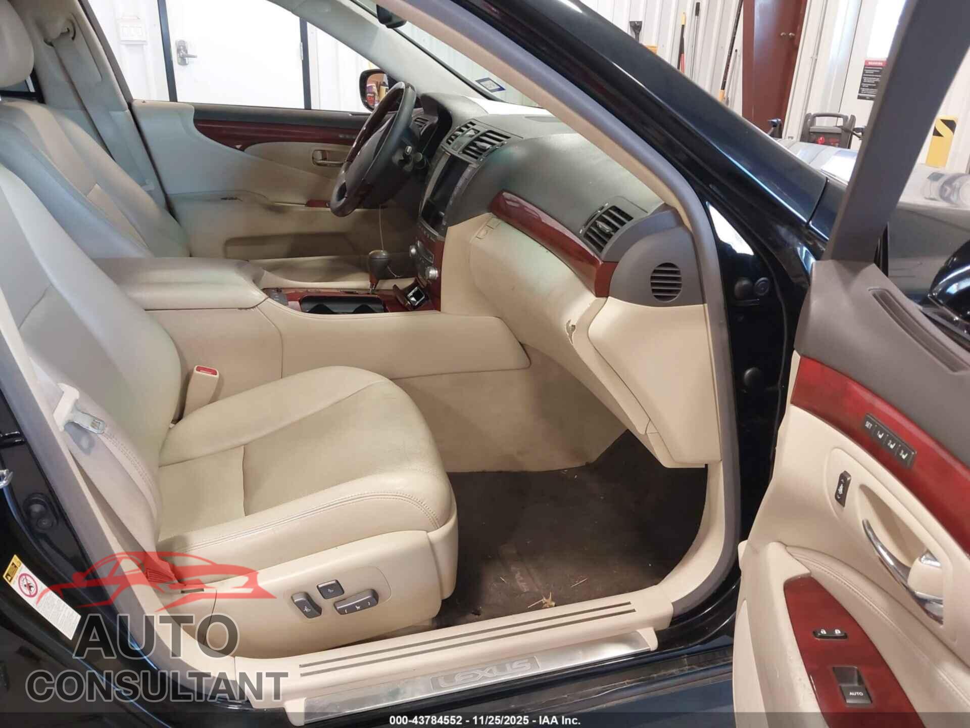 LEXUS LS 460 2012 - JTHGL5EF6C5046552