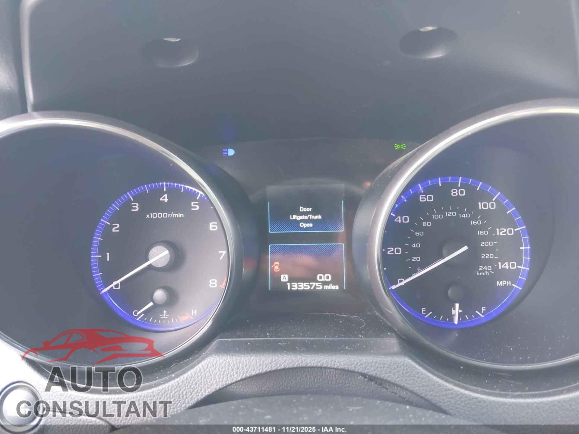 SUBARU OUTBACK 2015 - 4S4BSAJC0F3214930