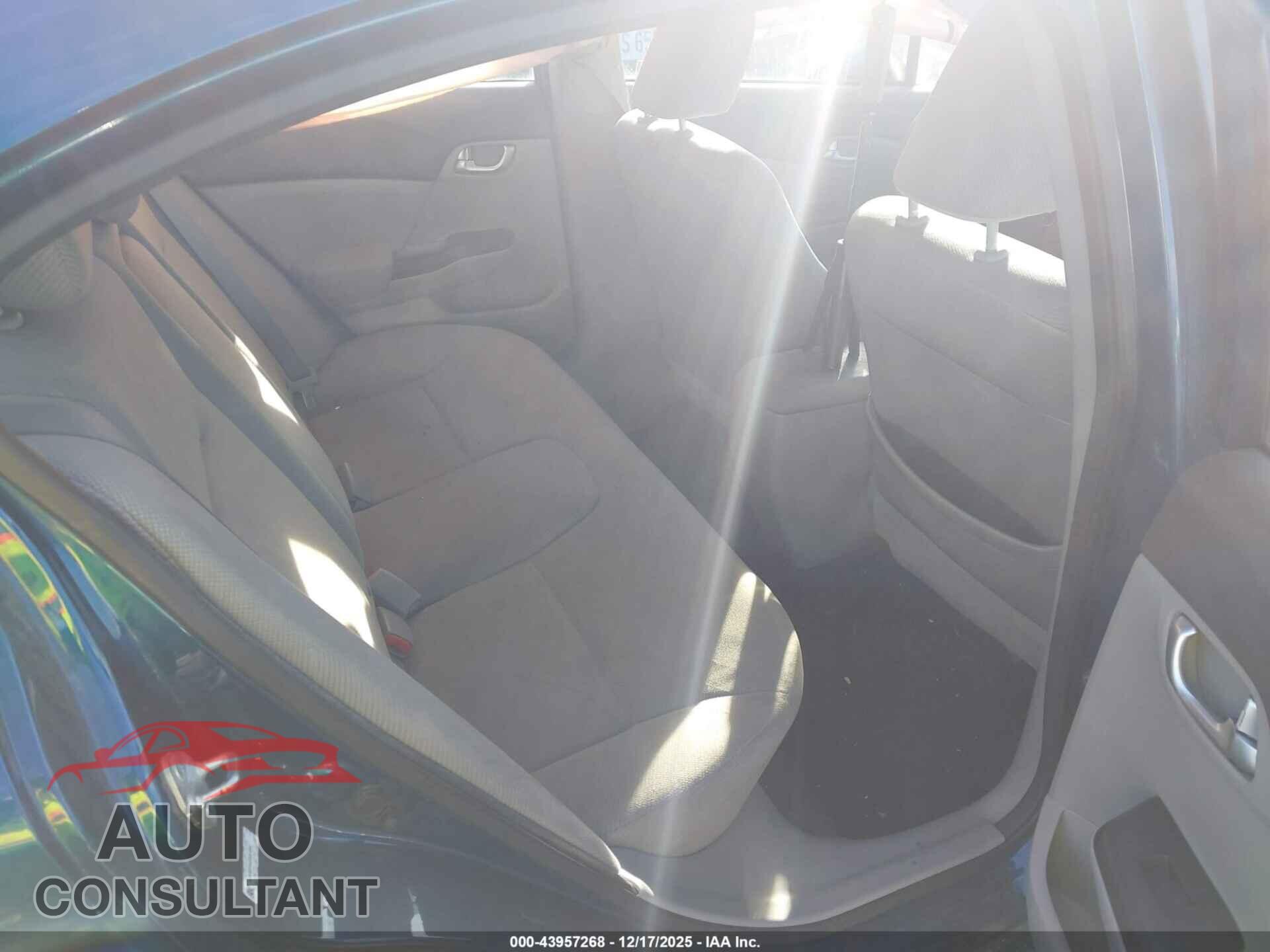HONDA CIVIC 2012 - 19XFB2F84CE031051