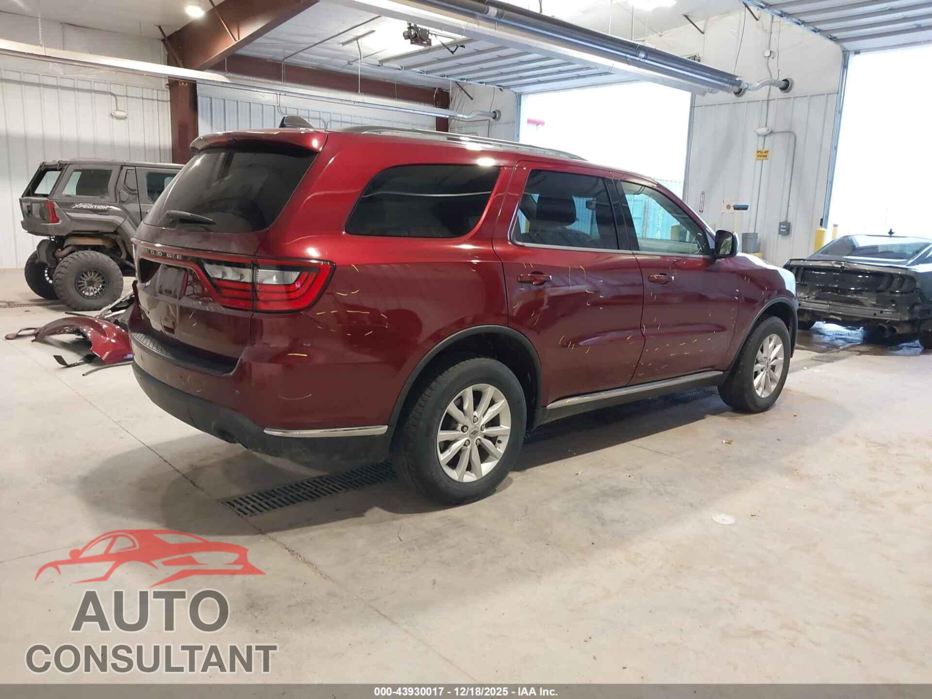 DODGE DURANGO 2019 - 1C4RDJAG3KC585543