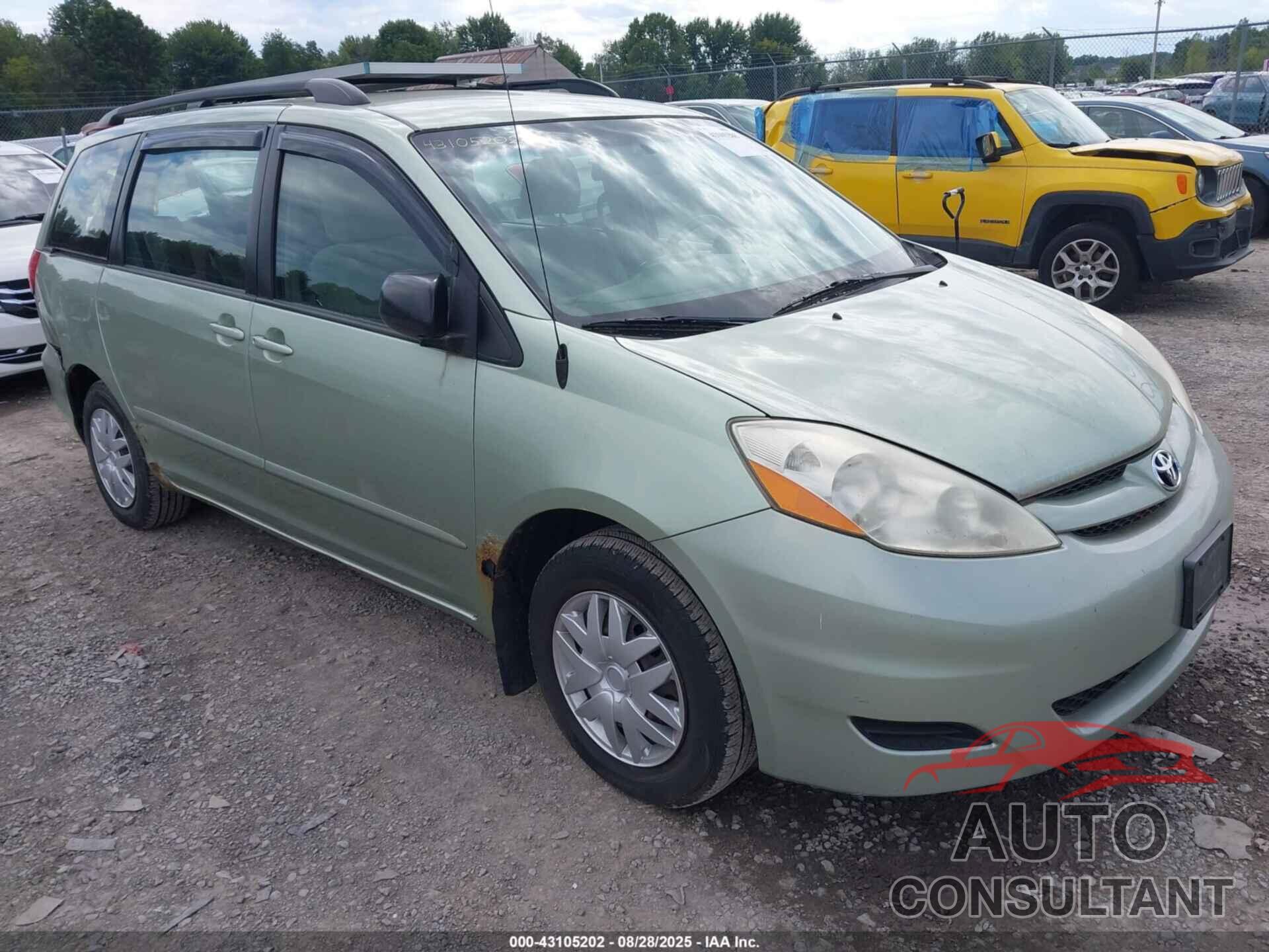 TOYOTA SIENNA 2010 - 5TDKK4CCXAS297132