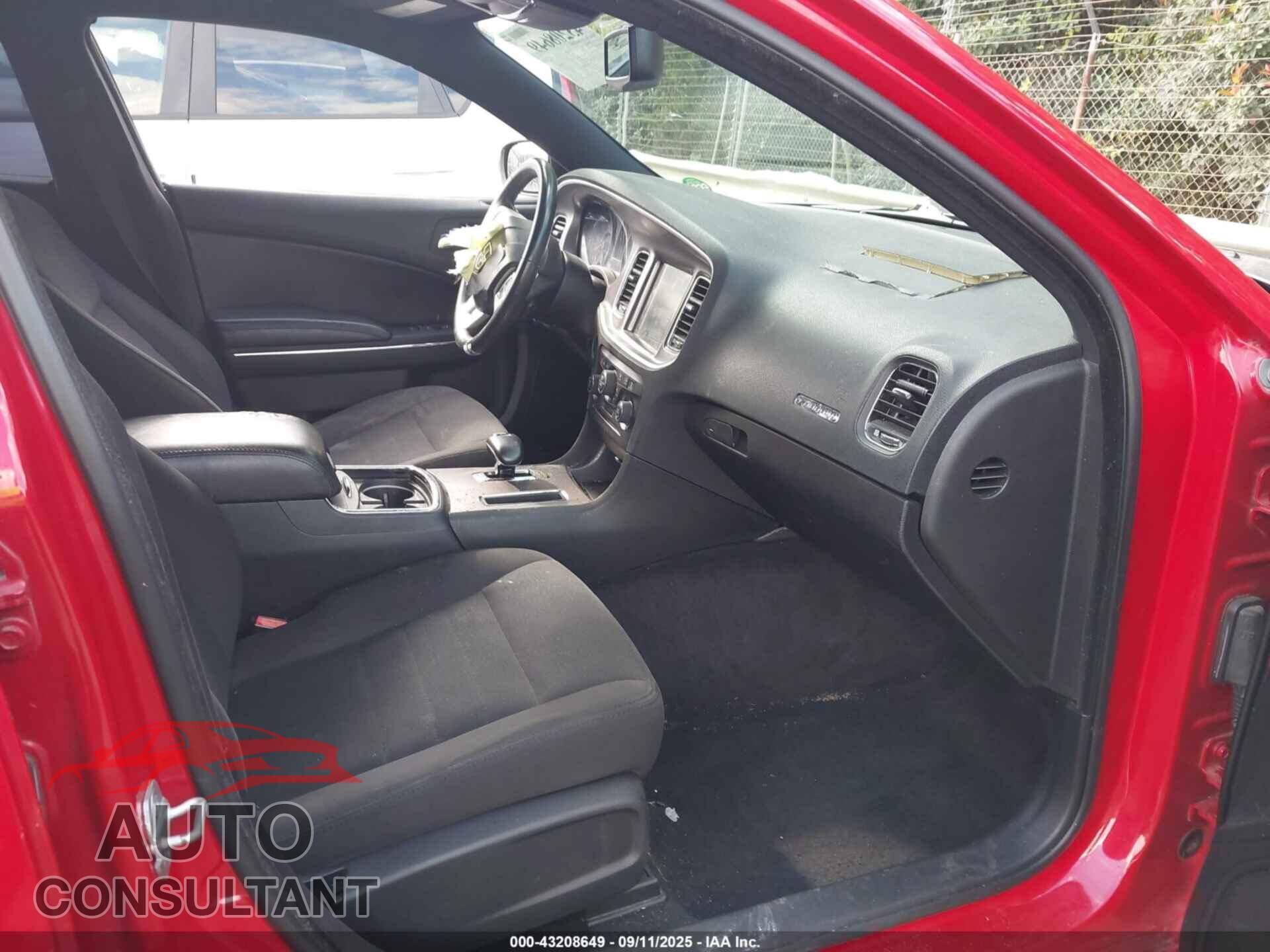 DODGE CHARGER 2012 - 2C3CDXHGXCH209312