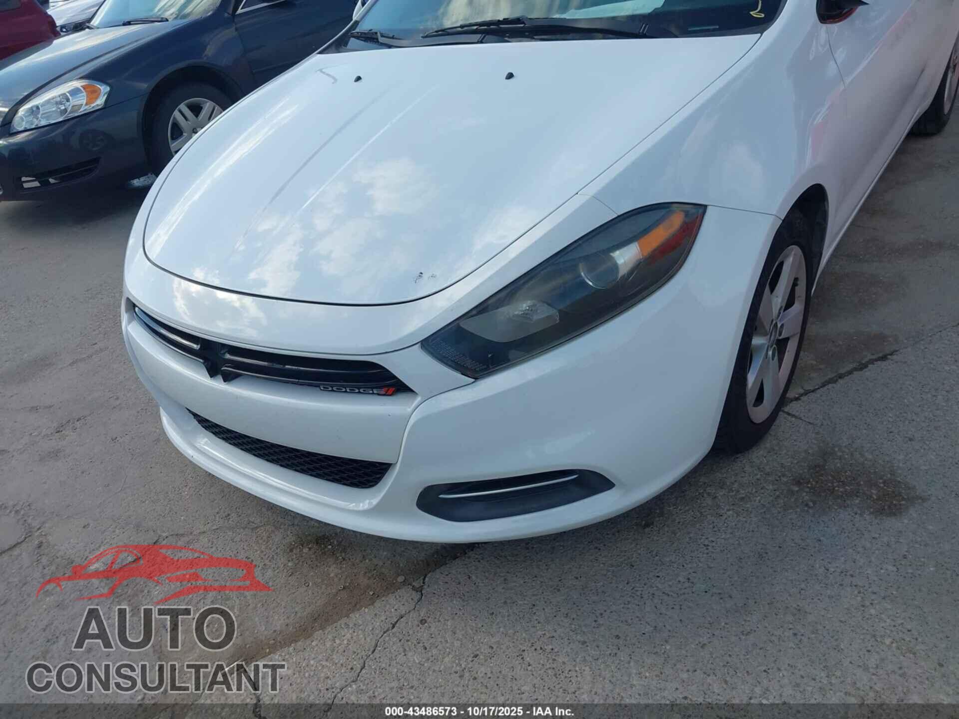DODGE DART 2015 - 1C3CDFBB5FD211669