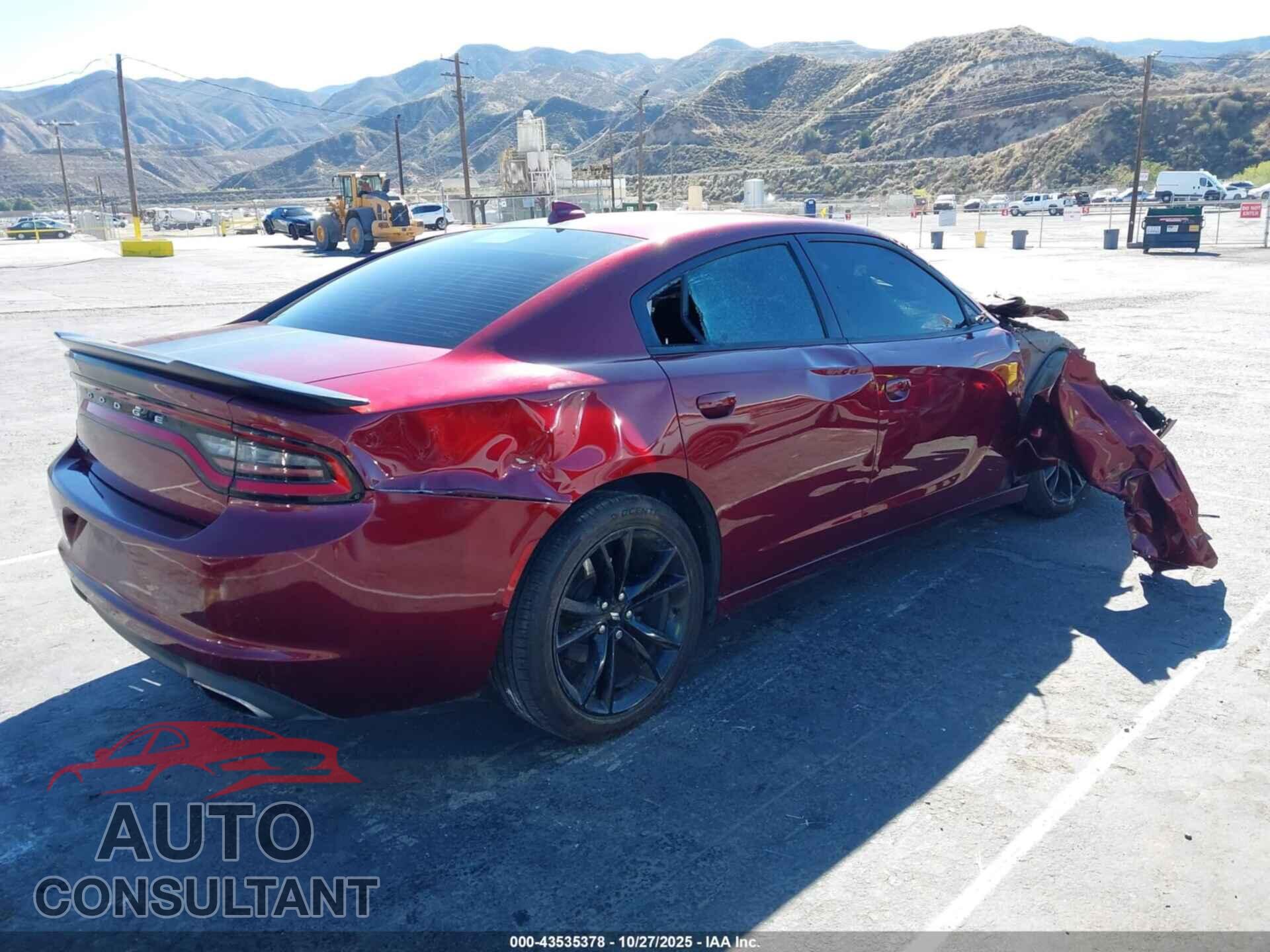 DODGE CHARGER 2017 - 2C3CDXHG6HH620410