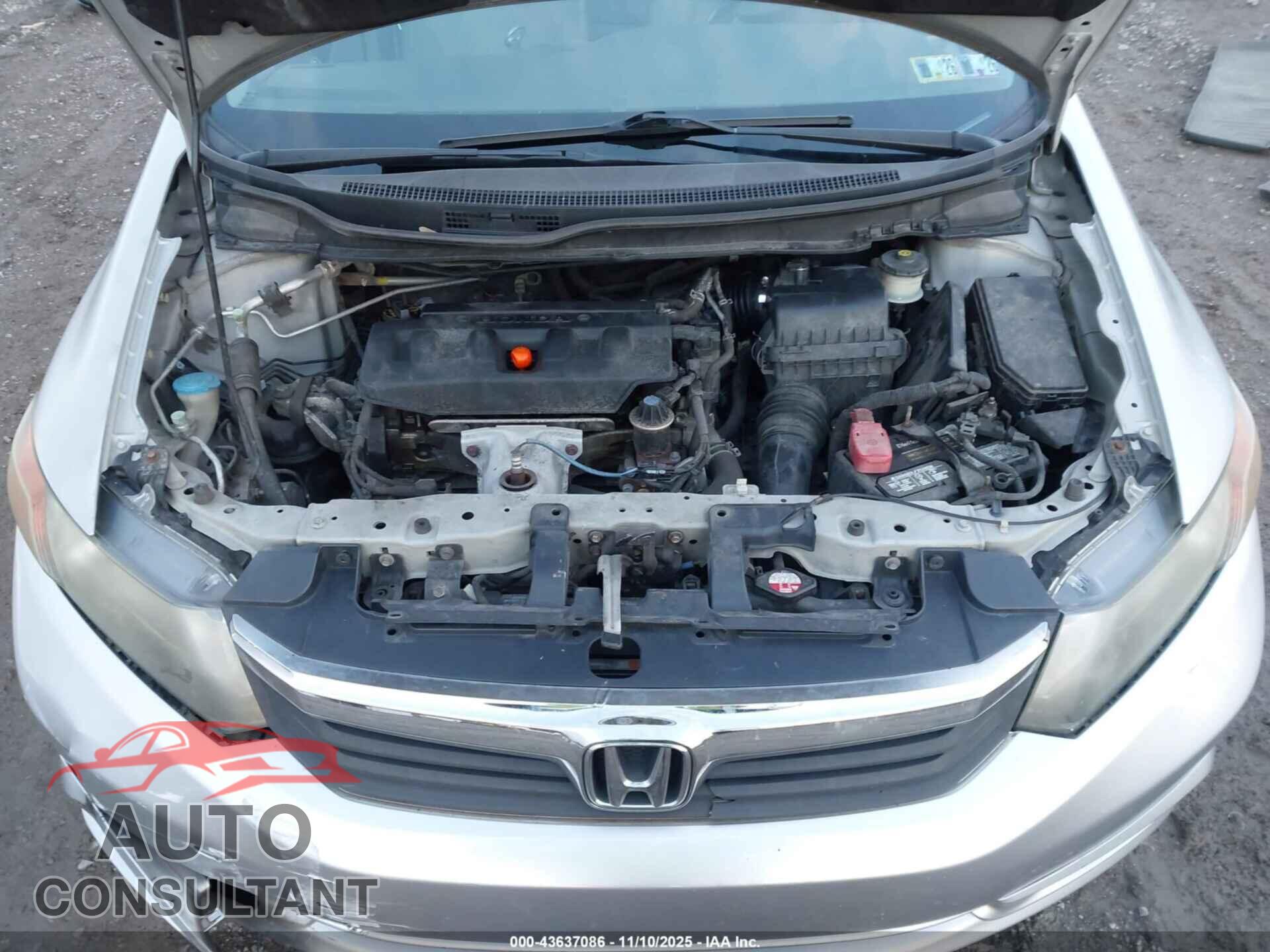 HONDA CIVIC 2012 - 2HGFB2F93CH327192