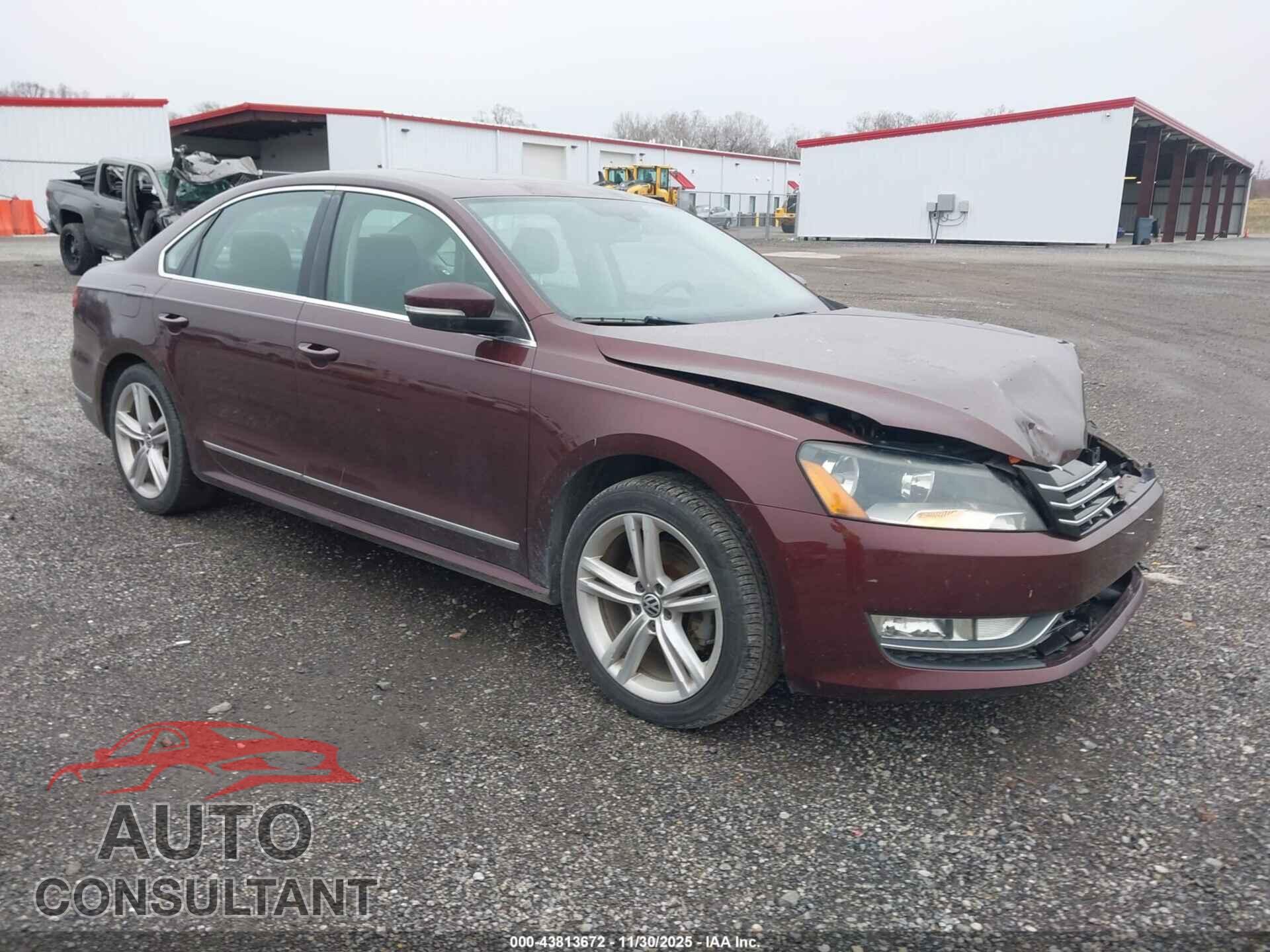 VOLKSWAGEN PASSAT 2012 - 1VWBN7A3XCC077857