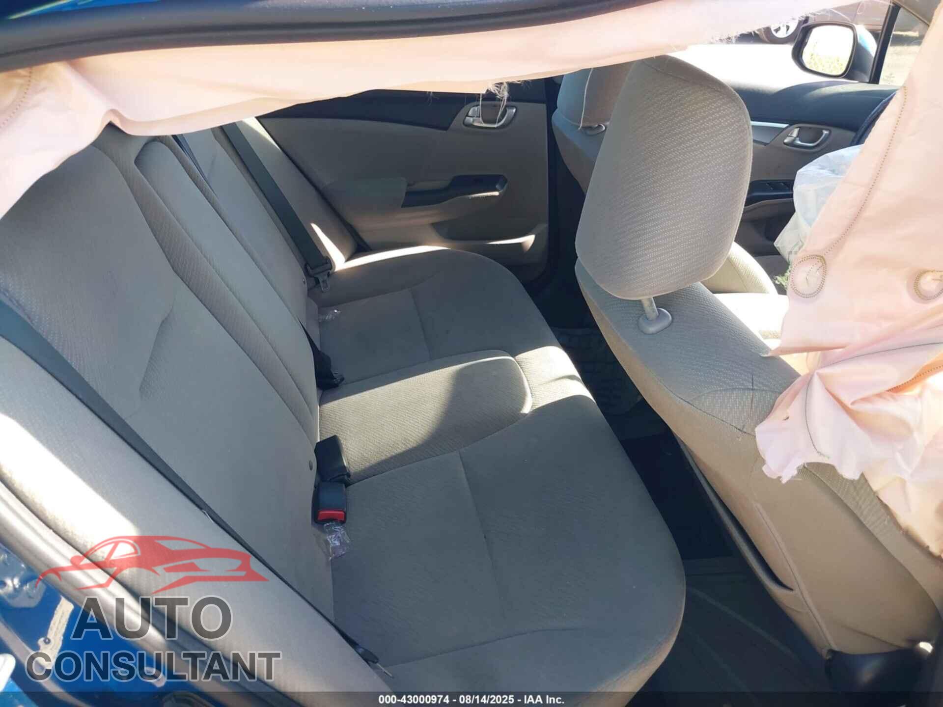 HONDA CIVIC 2013 - 19XFB2F80DE023286