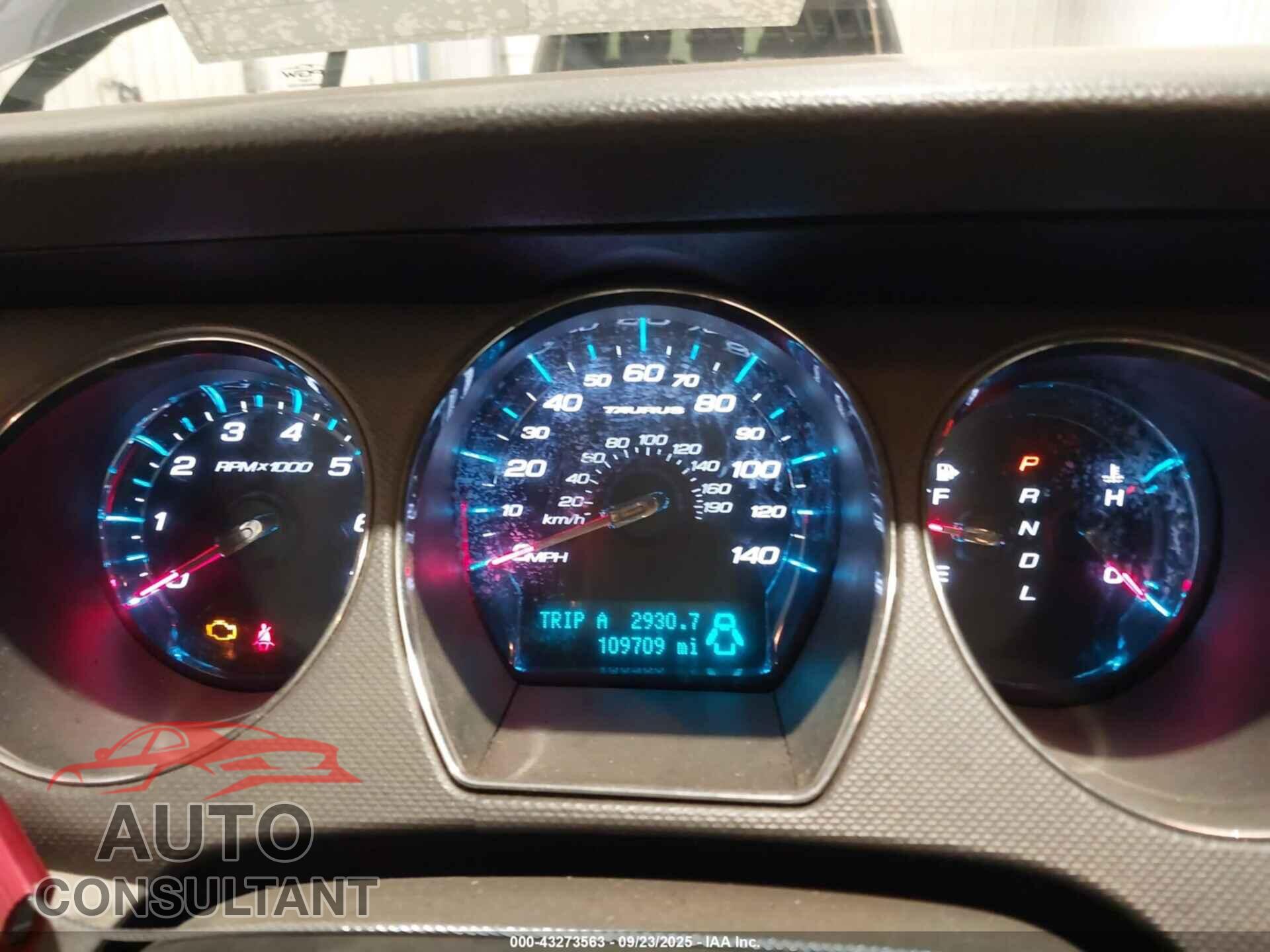 FORD TAURUS 2012 - 1FAHP2DW3CG134561