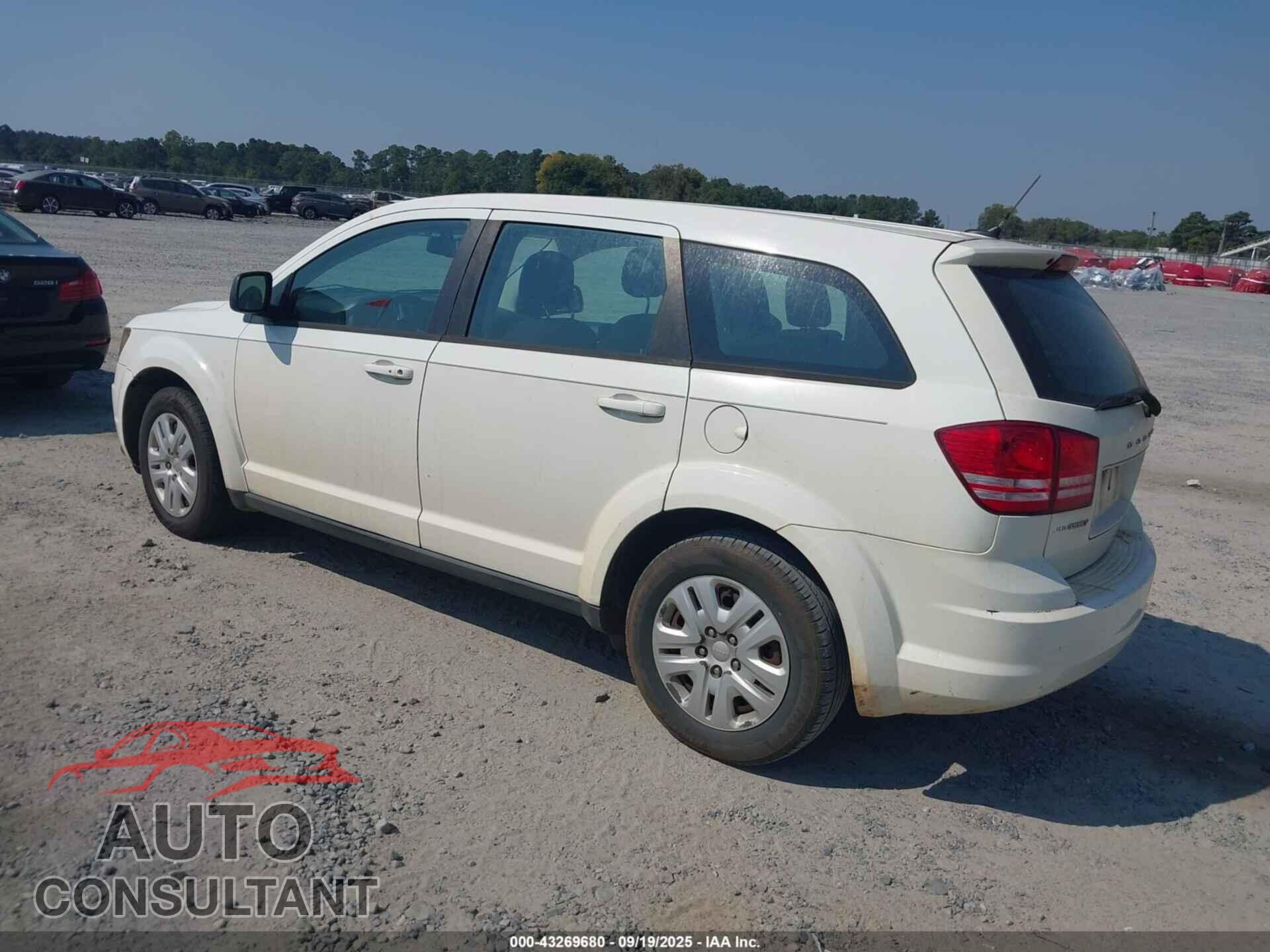 DODGE JOURNEY 2013 - 3C4PDCAB8DT695390