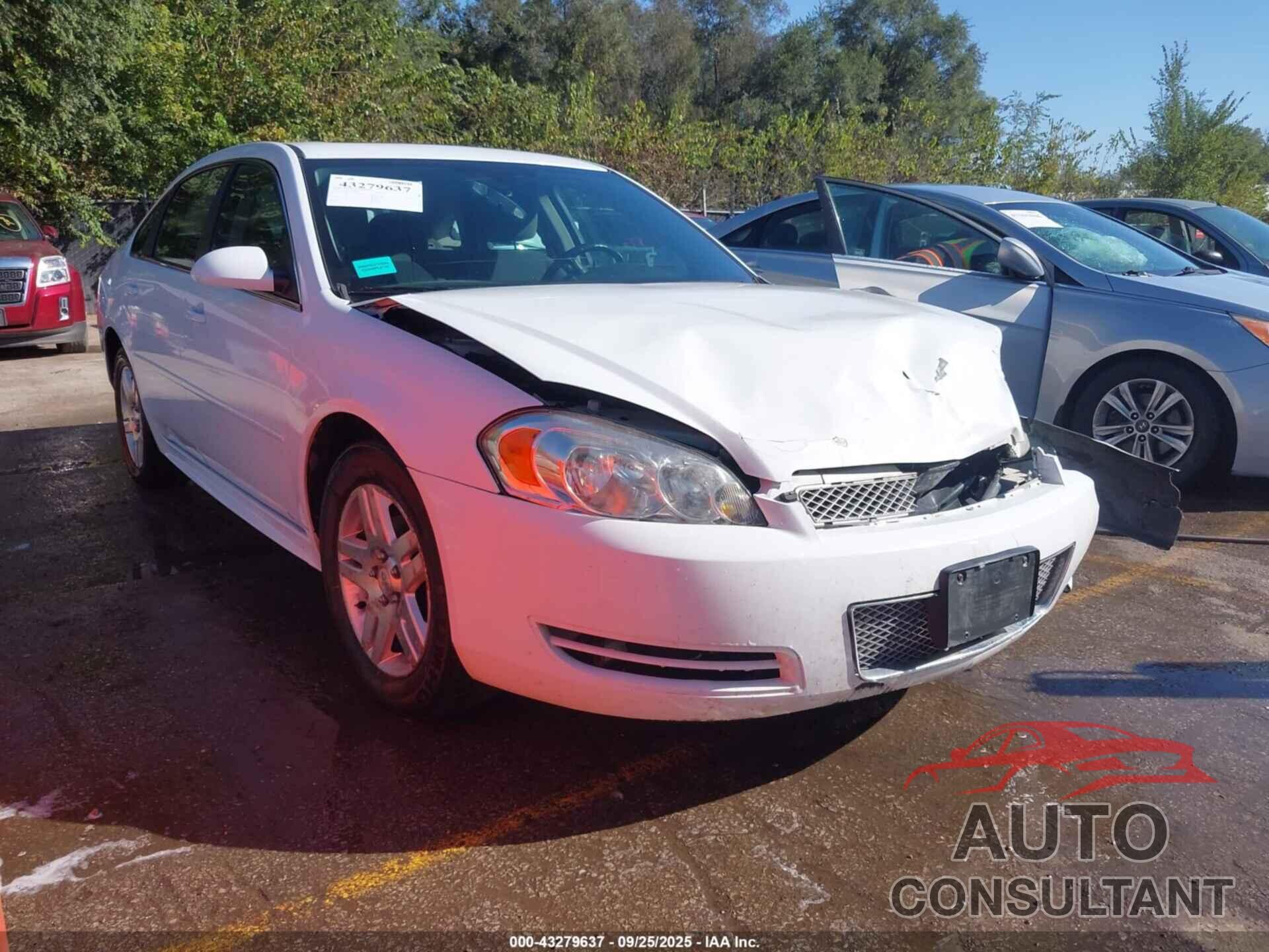 CHEVROLET IMPALA 2013 - 2G1WG5E3XD1228483
