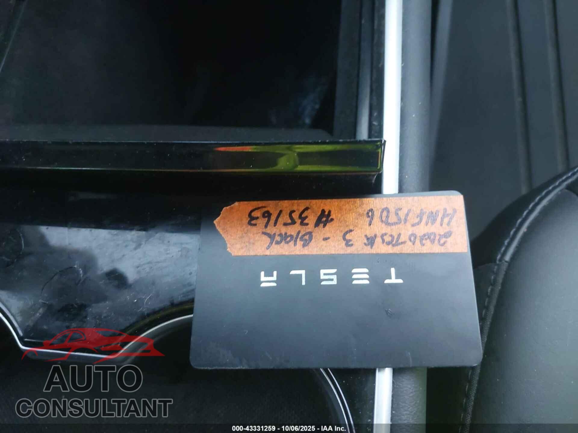TESLA MODEL 3 2020 - 5YJ3E1EA7LF736459